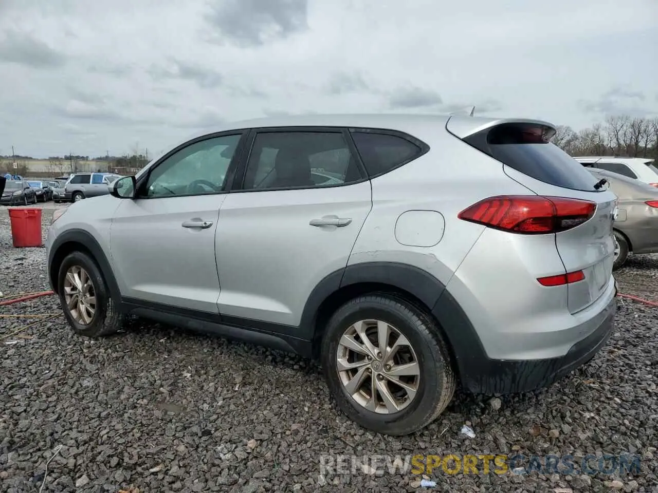2 Photograph of a damaged car KM8J23A43KU891054 HYUNDAI TUCSON 2019