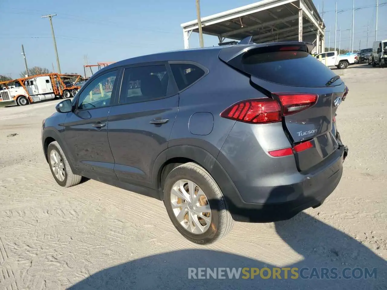 2 Photograph of a damaged car KM8J23A44KU071212 HYUNDAI TUCSON 2019