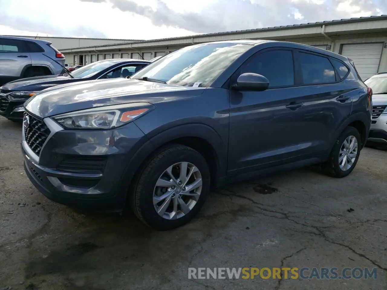 1 Photograph of a damaged car KM8J23A44KU914180 HYUNDAI TUCSON 2019
