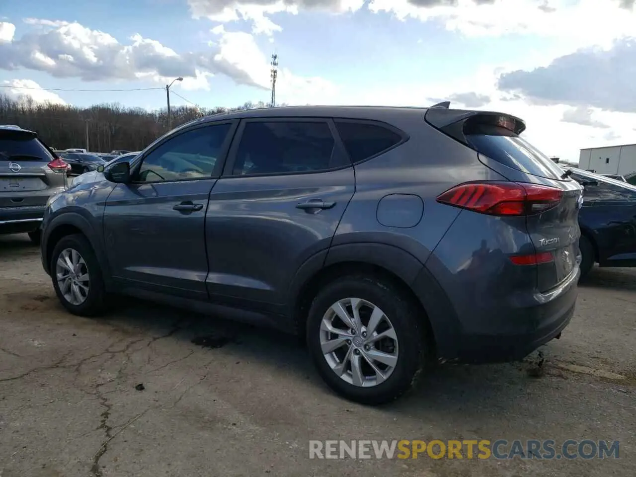 2 Photograph of a damaged car KM8J23A44KU914180 HYUNDAI TUCSON 2019