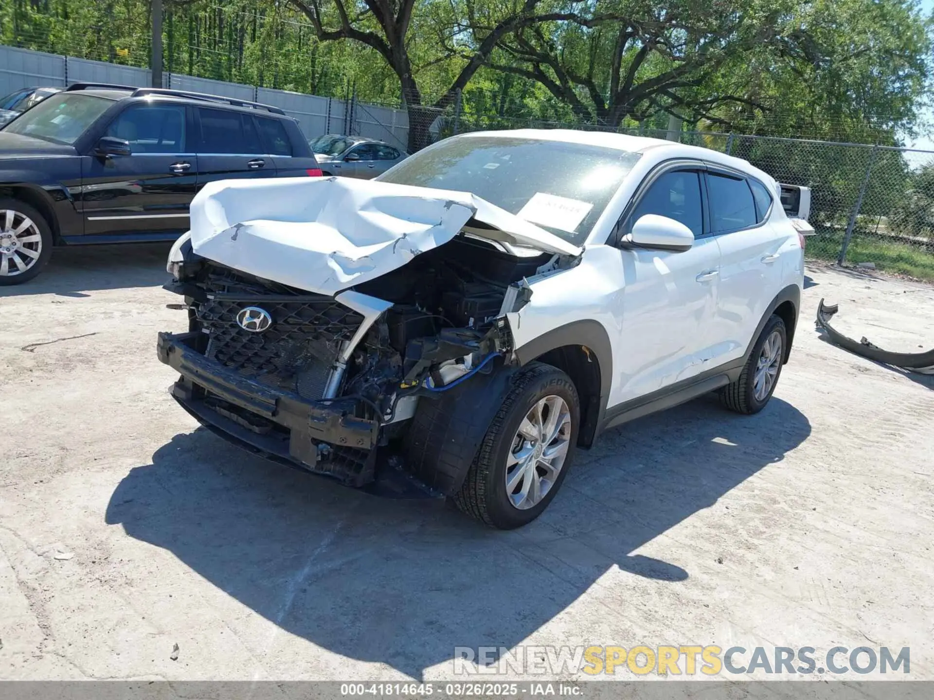 2 Photograph of a damaged car KM8J23A44KU962634 HYUNDAI TUCSON 2019