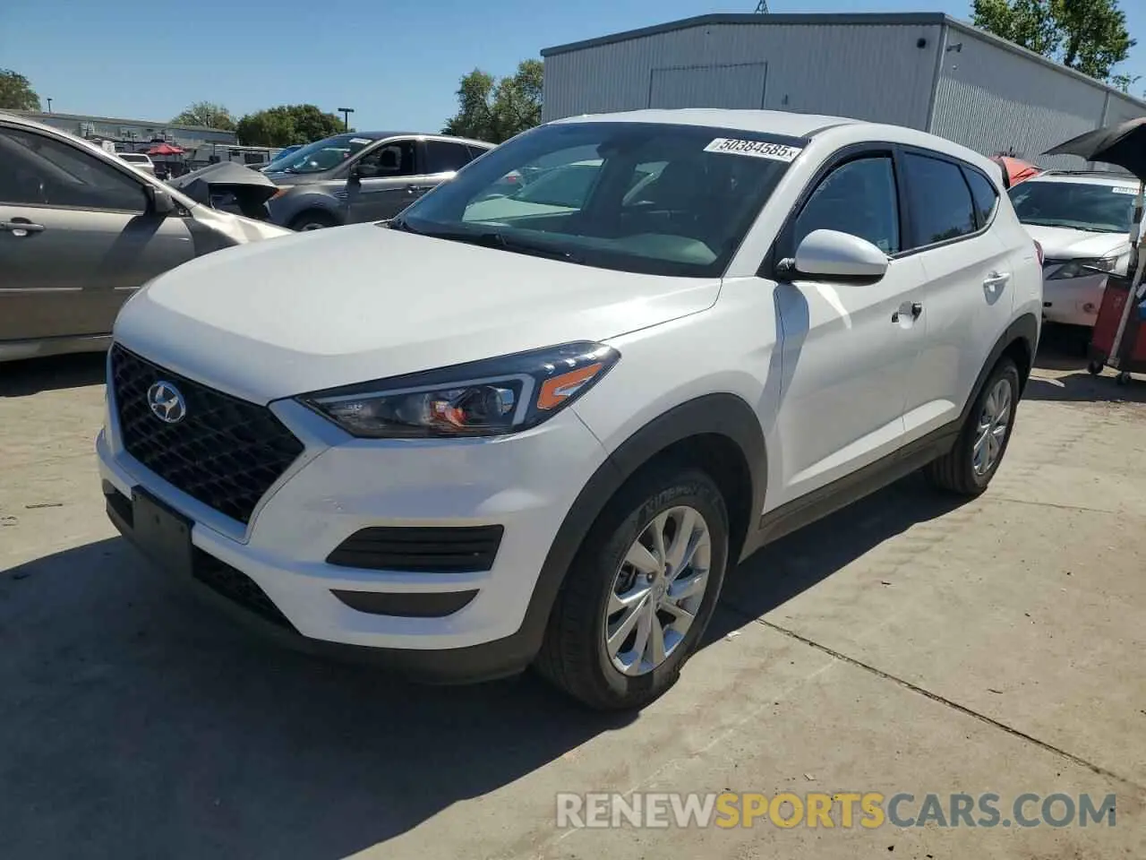 1 Photograph of a damaged car KM8J23A45KU028188 HYUNDAI TUCSON 2019