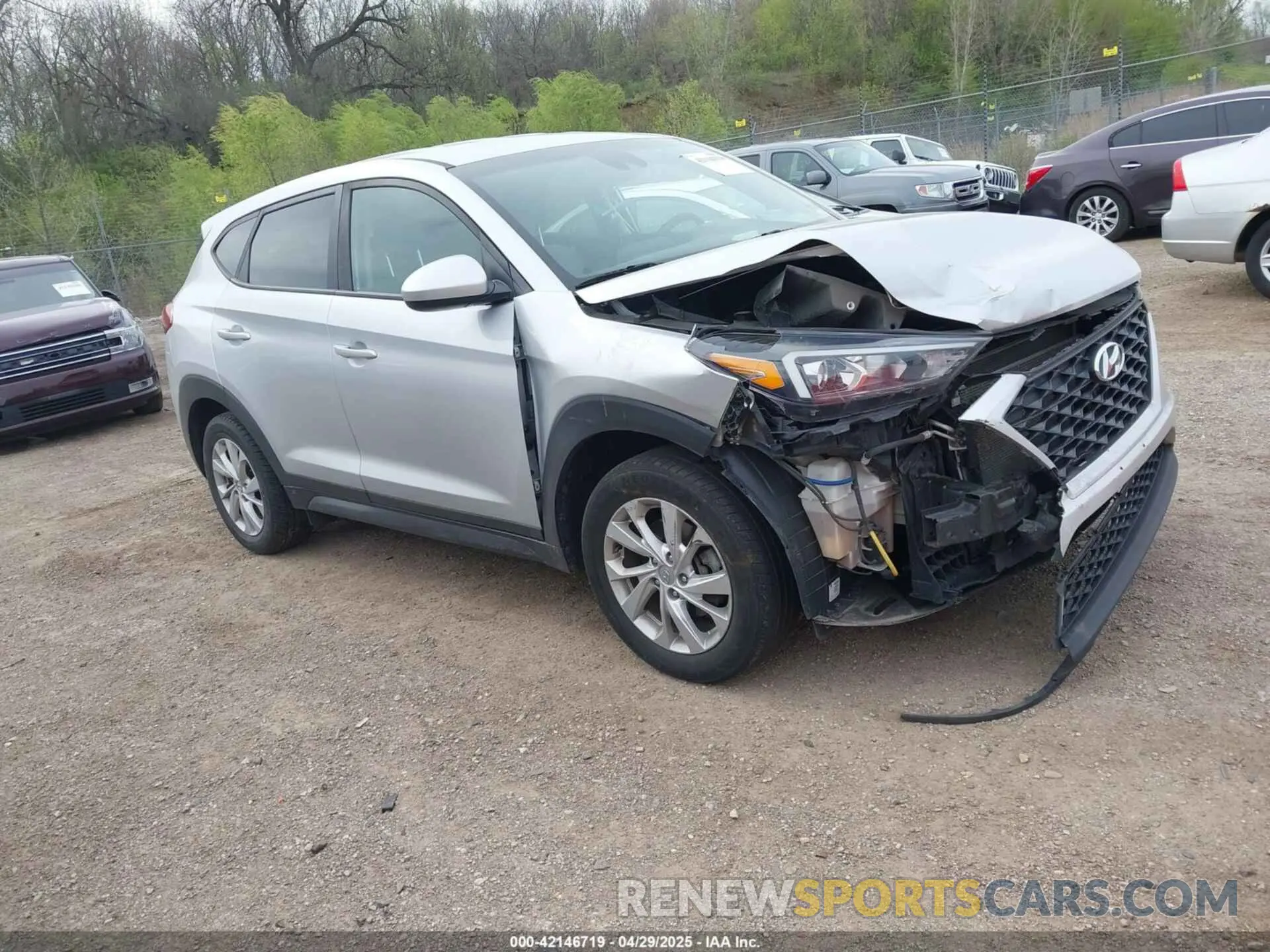 1 Фотография поврежденного автомобиля KM8J23A45KU936379 HYUNDAI TUCSON 2019
