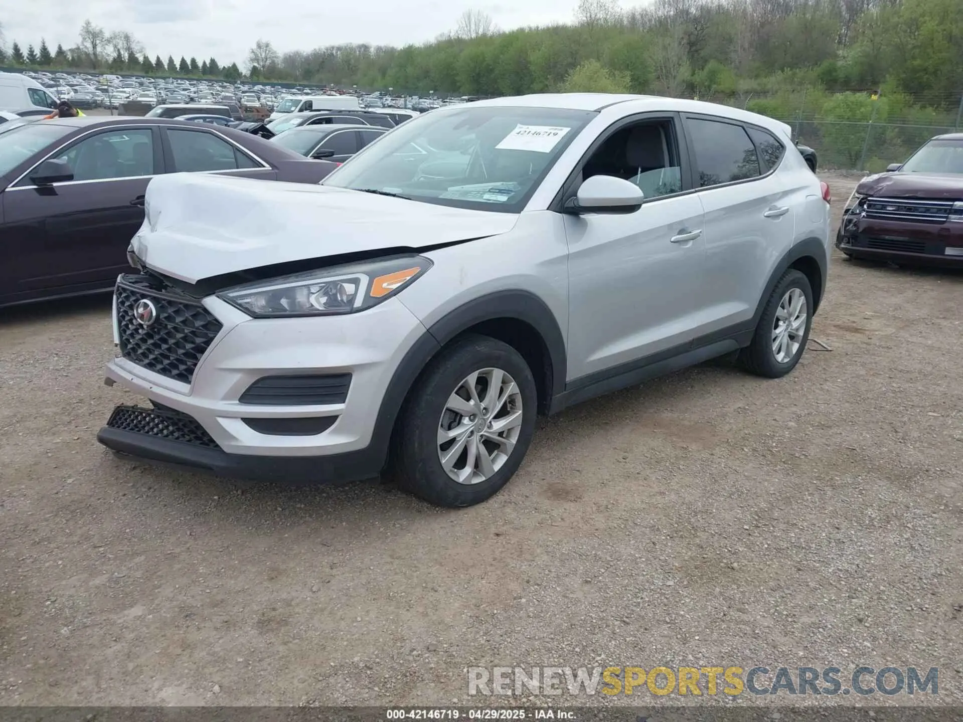2 Фотография поврежденного автомобиля KM8J23A45KU936379 HYUNDAI TUCSON 2019