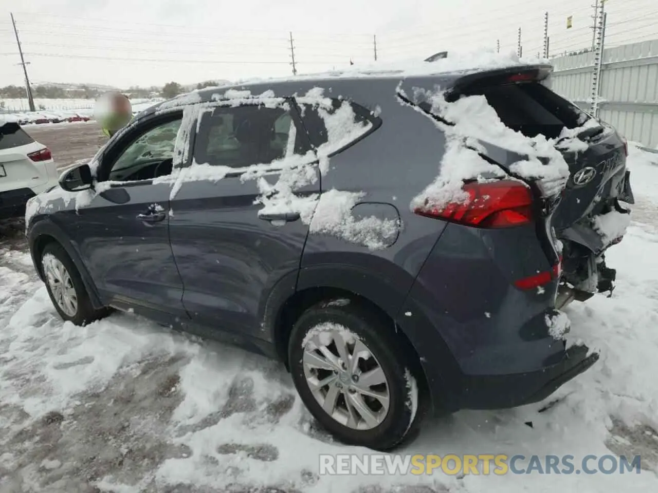 2 Photograph of a damaged car KM8J23A45KU997618 HYUNDAI TUCSON 2019