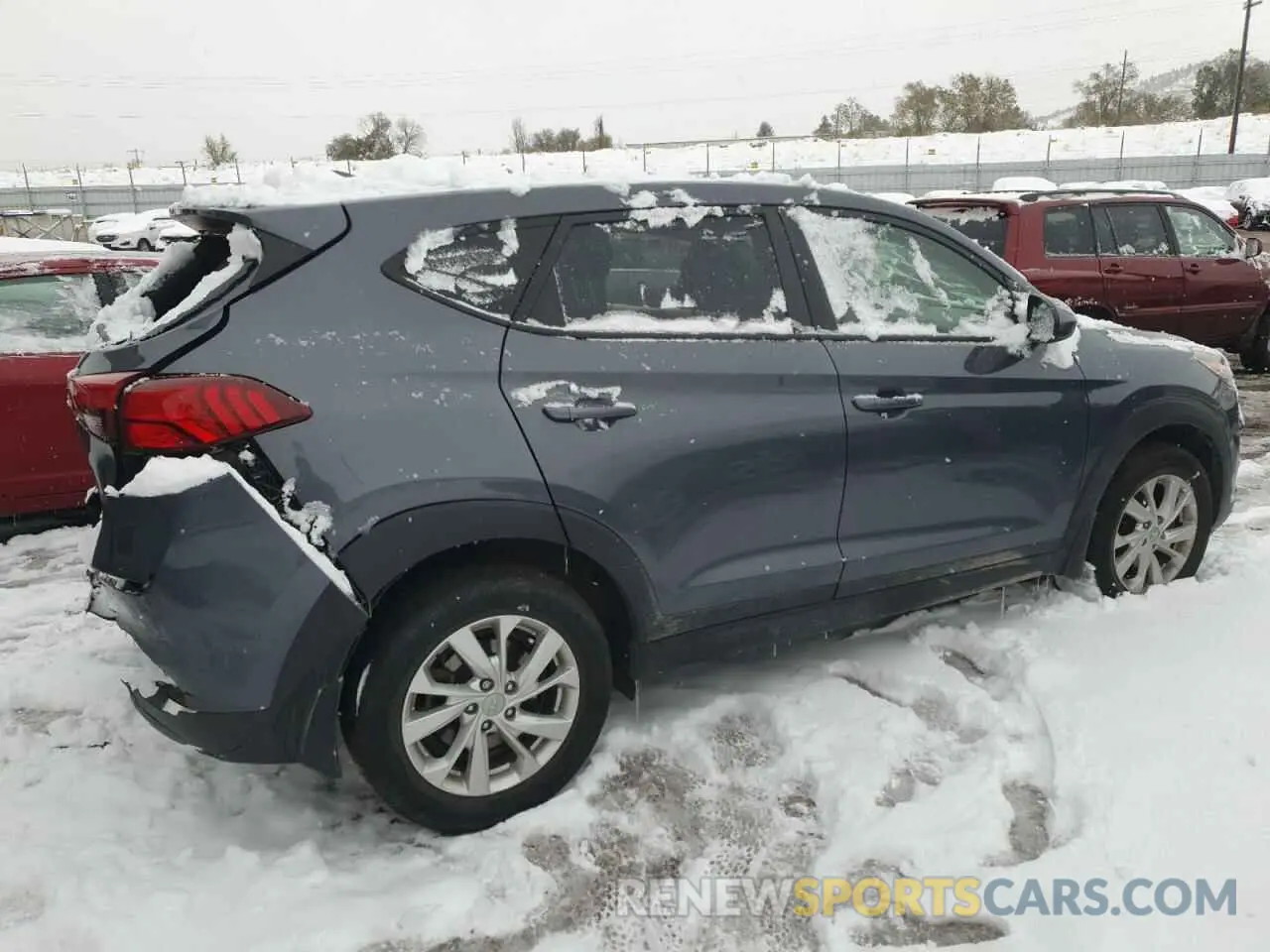 3 Photograph of a damaged car KM8J23A45KU997618 HYUNDAI TUCSON 2019