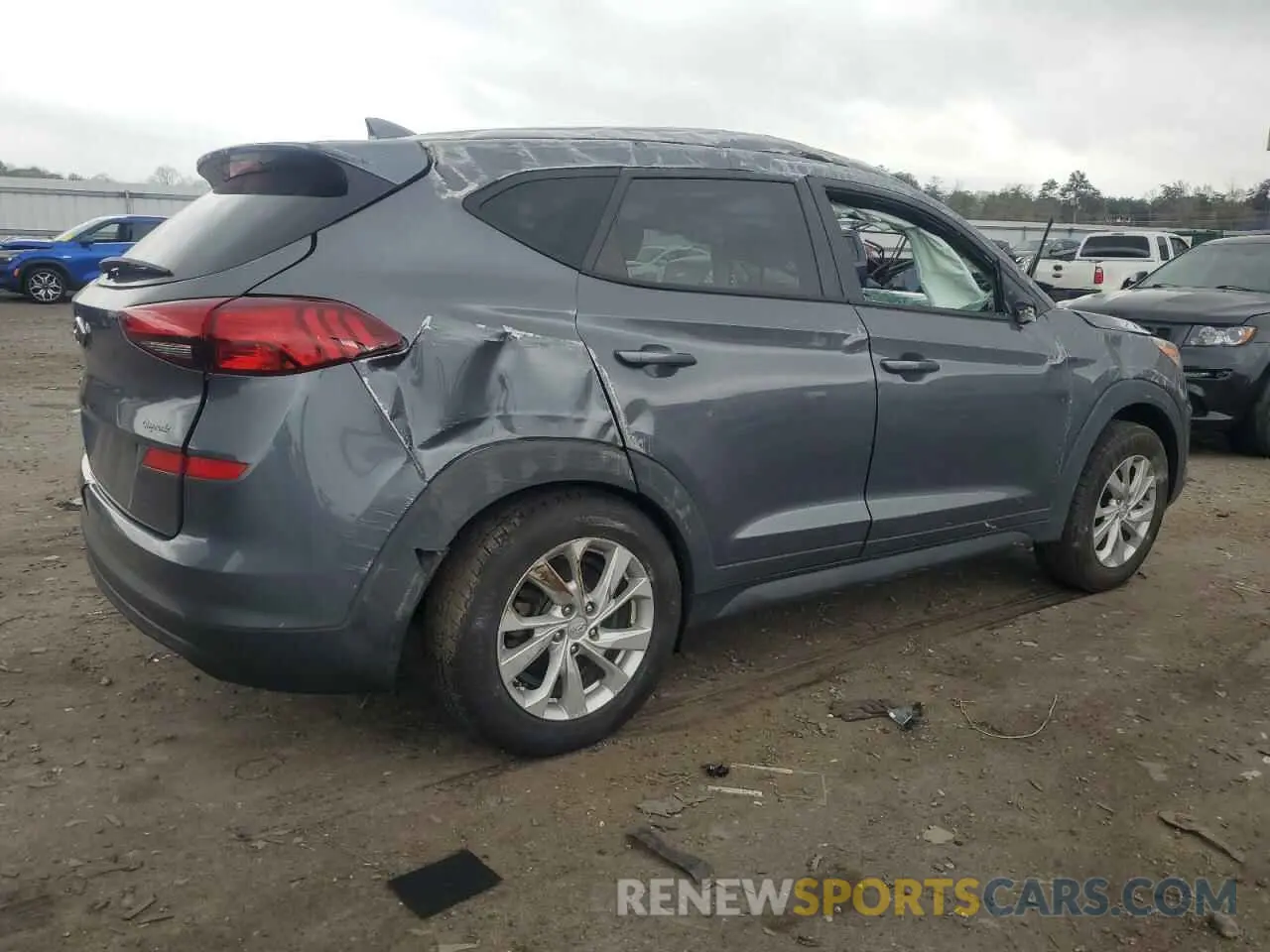 3 Photograph of a damaged car KM8J23A46KU037398 HYUNDAI TUCSON 2019