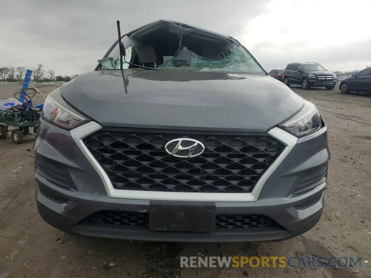 5 Photograph of a damaged car KM8J23A46KU037398 HYUNDAI TUCSON 2019