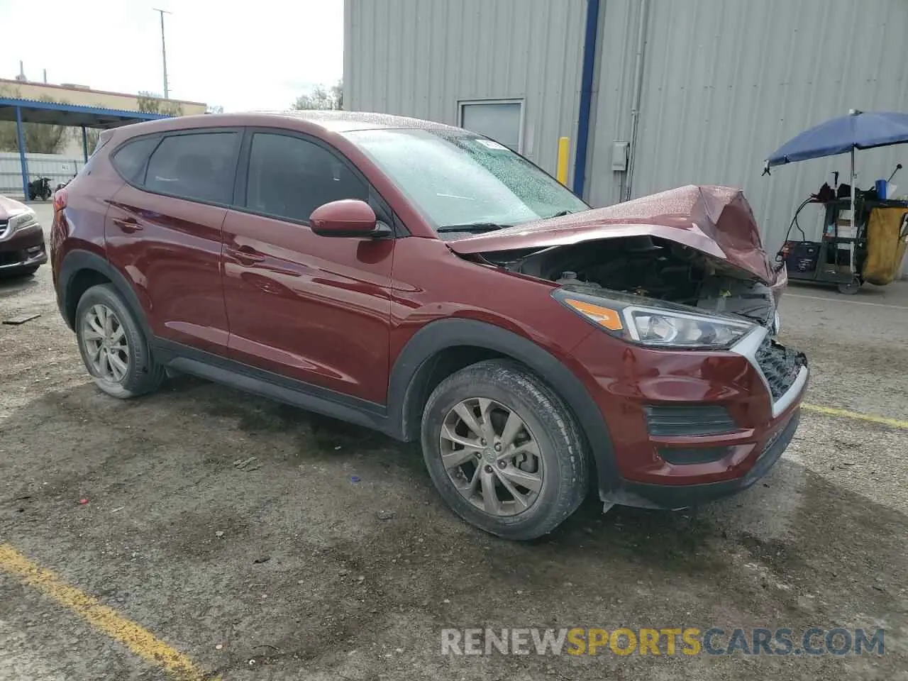 4 Фотография поврежденного автомобиля KM8J23A48KU006234 HYUNDAI TUCSON 2019