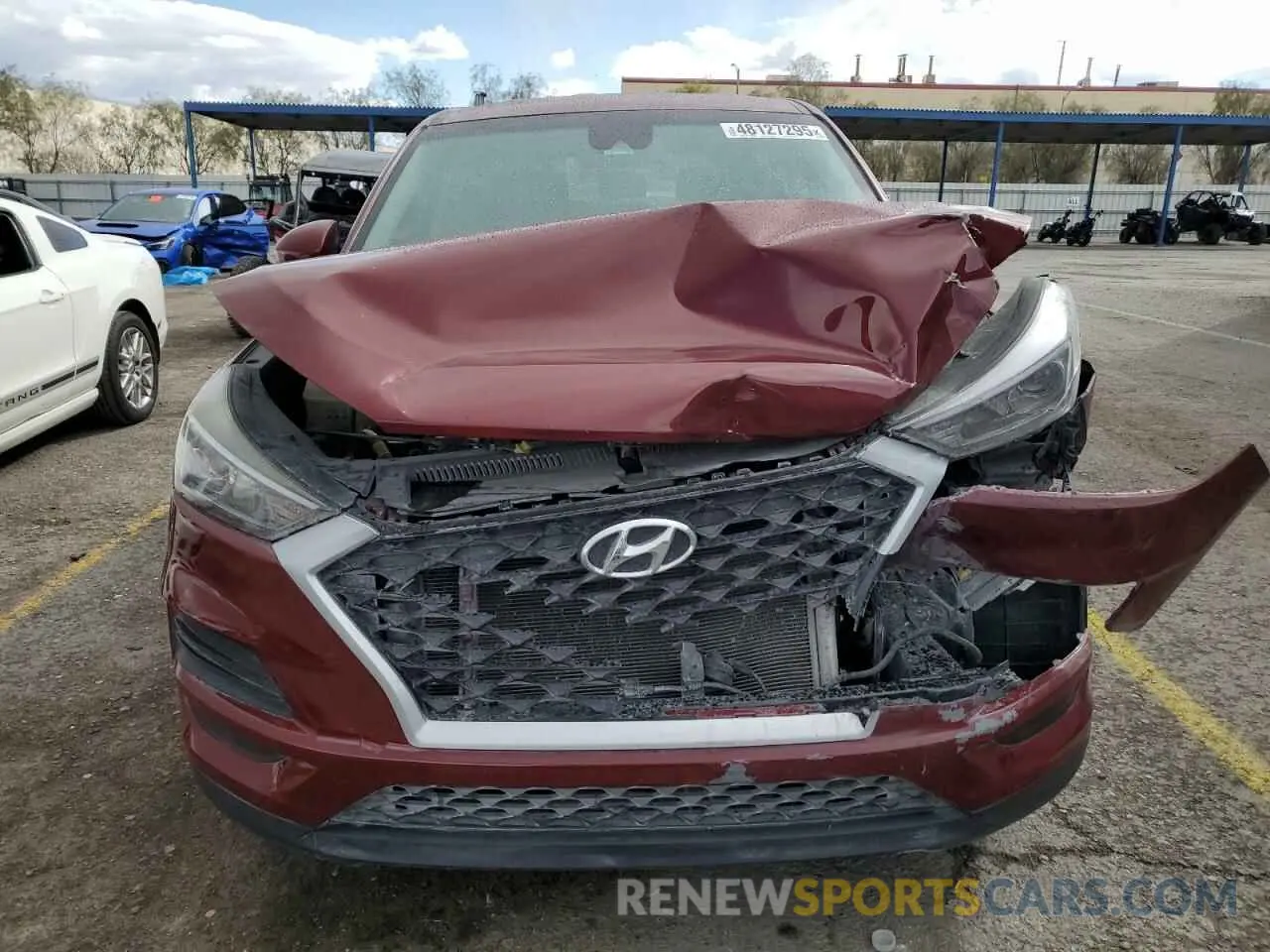 5 Фотография поврежденного автомобиля KM8J23A48KU006234 HYUNDAI TUCSON 2019
