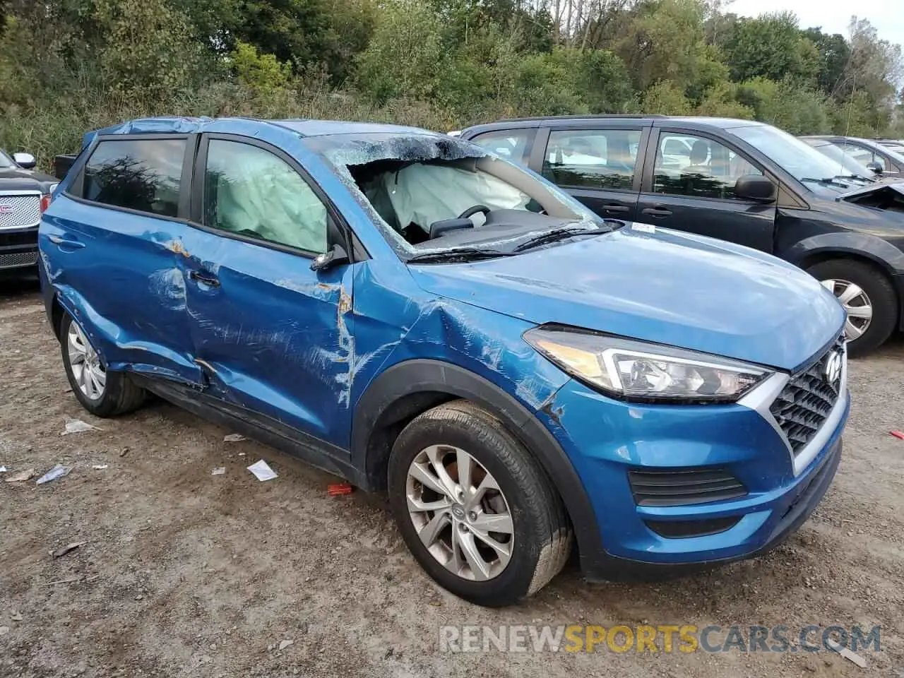 4 Photograph of a damaged car KM8J23A48KU845459 HYUNDAI TUCSON 2019