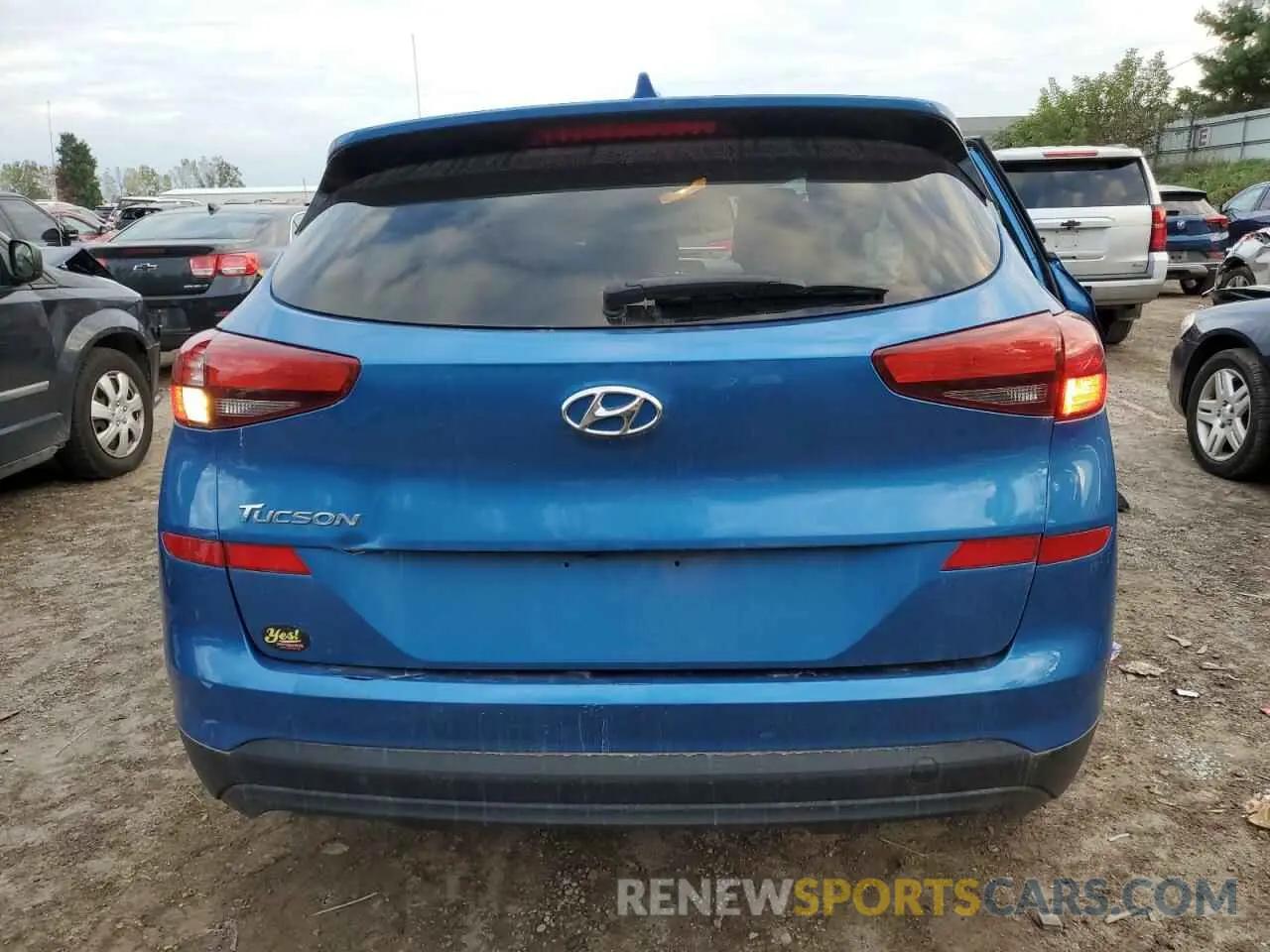 6 Photograph of a damaged car KM8J23A48KU845459 HYUNDAI TUCSON 2019