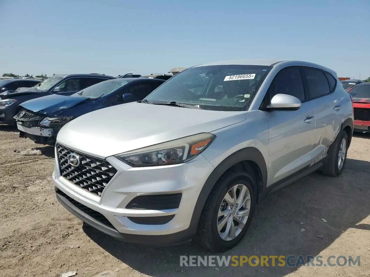 1 Photograph of a damaged car KM8J23A48KU898873 HYUNDAI TUCSON 2019