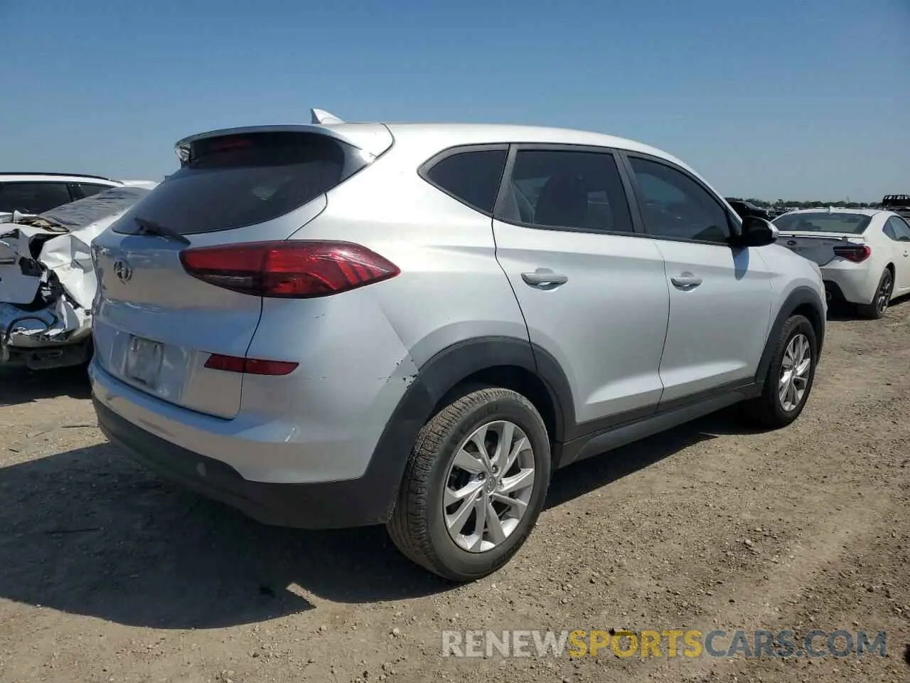 3 Photograph of a damaged car KM8J23A48KU898873 HYUNDAI TUCSON 2019