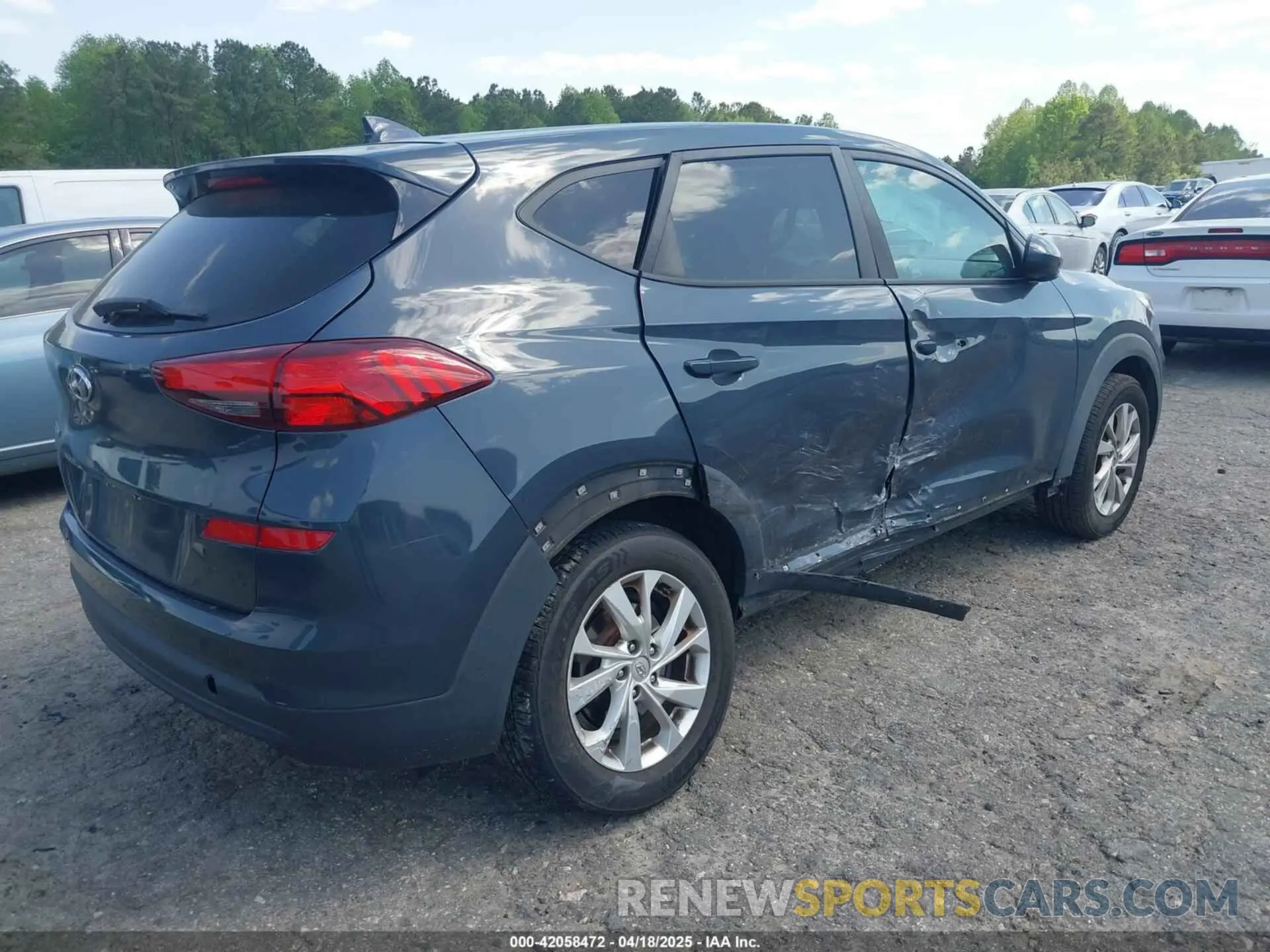 4 Фотография поврежденного автомобиля KM8J23A48KU918135 HYUNDAI TUCSON 2019
