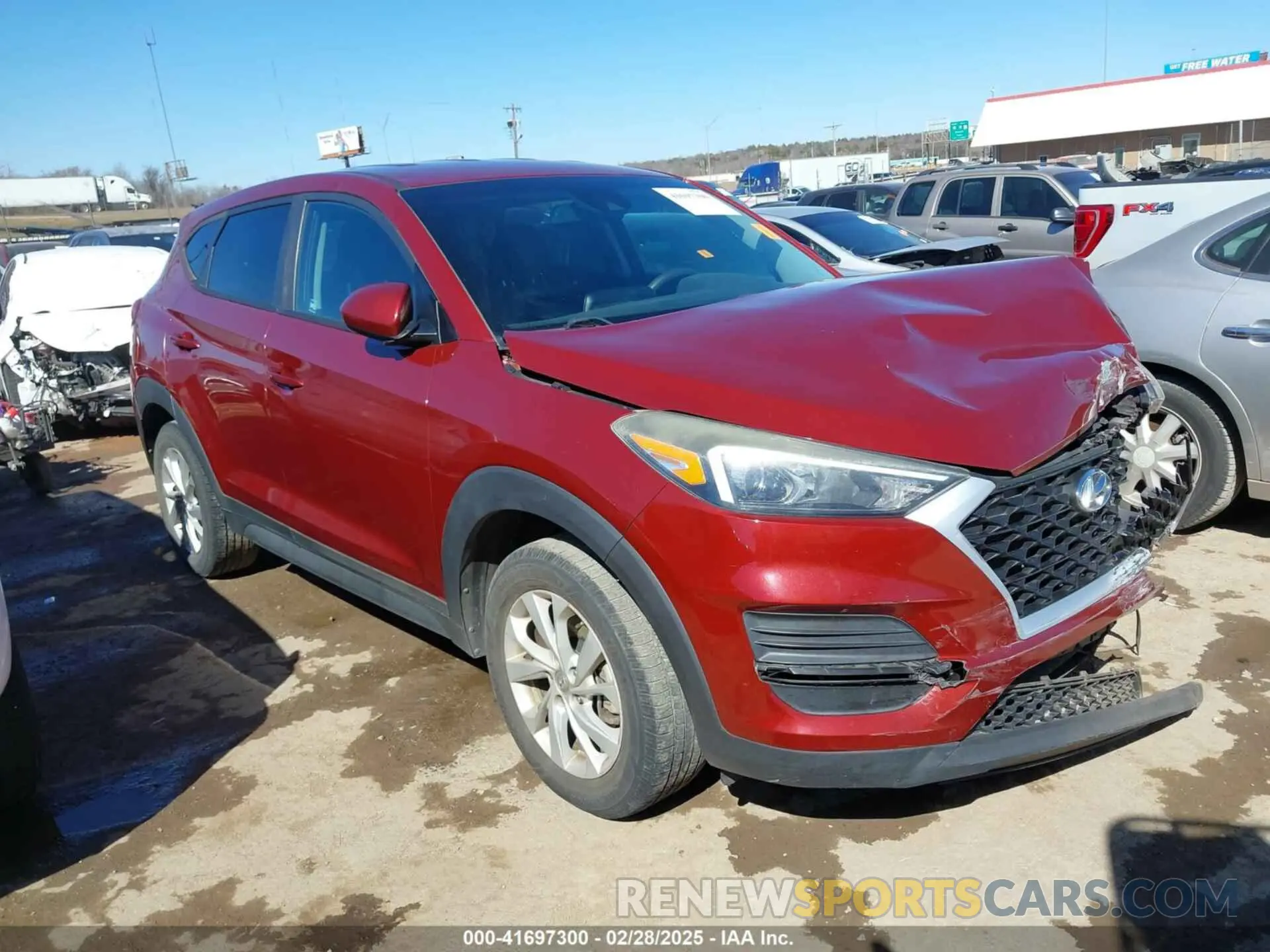 1 Фотография поврежденного автомобиля KM8J23A48KU924615 HYUNDAI TUCSON 2019