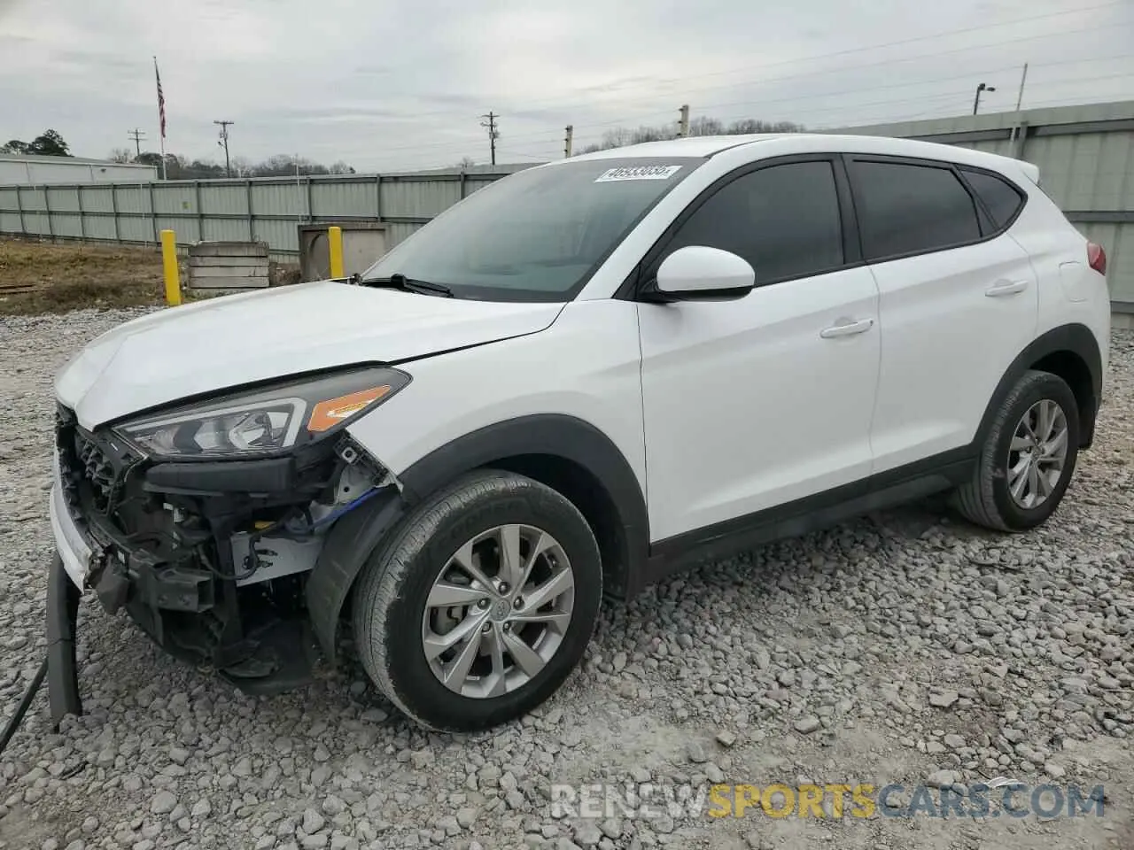 1 Photograph of a damaged car KM8J23A49KU018196 HYUNDAI TUCSON 2019
