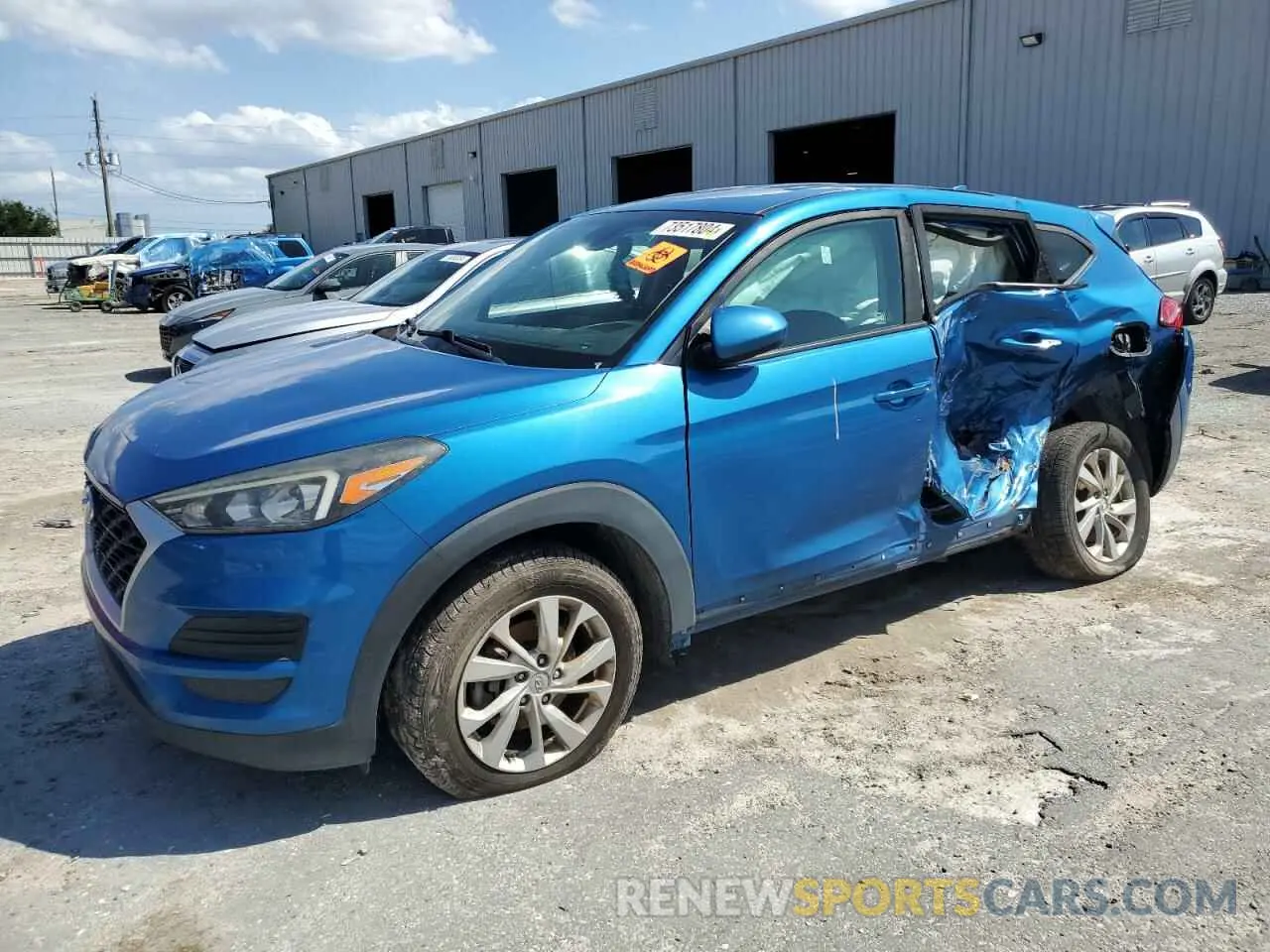1 Фотография поврежденного автомобиля KM8J23A49KU845776 HYUNDAI TUCSON 2019