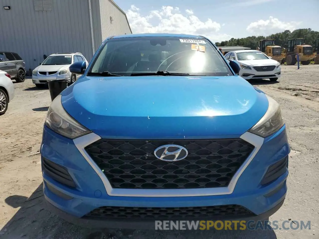 5 Фотография поврежденного автомобиля KM8J23A49KU845776 HYUNDAI TUCSON 2019
