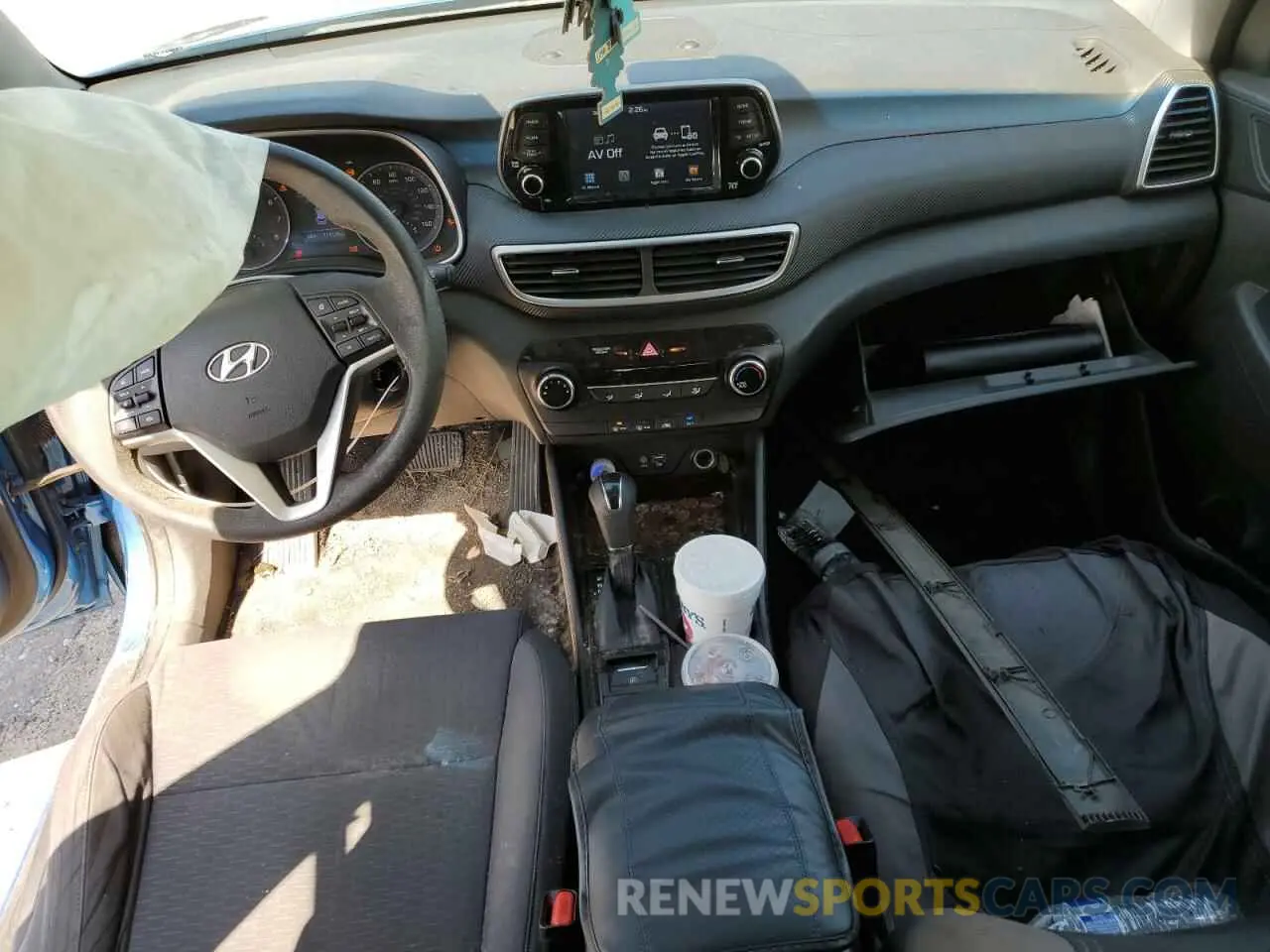 8 Фотография поврежденного автомобиля KM8J23A49KU845776 HYUNDAI TUCSON 2019