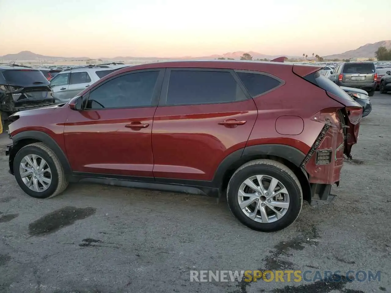 2 Фотография поврежденного автомобиля KM8J23A49KU931704 HYUNDAI TUCSON 2019