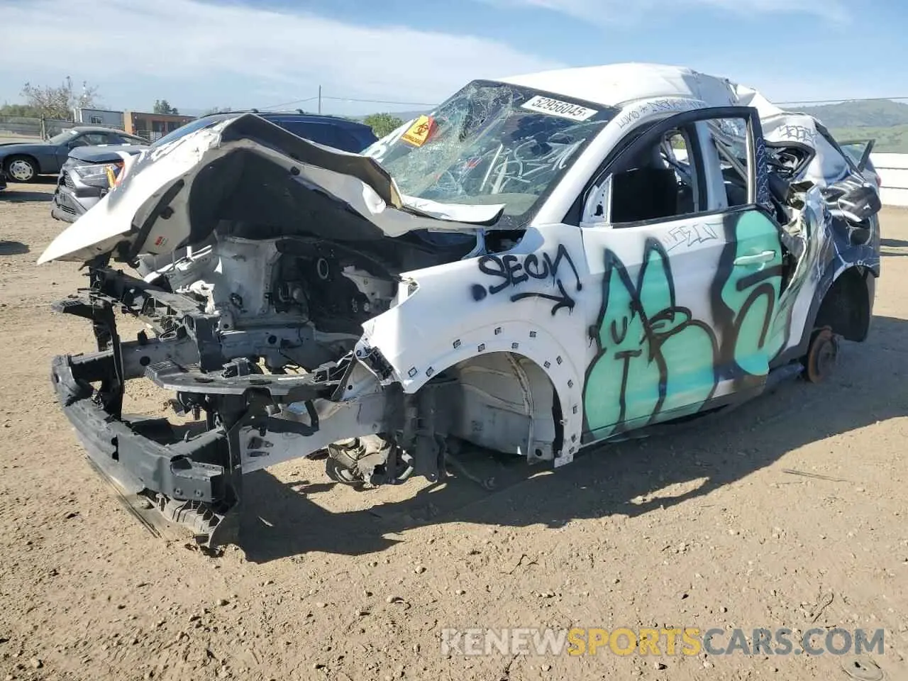 1 Photograph of a damaged car KM8J23A49KU935171 HYUNDAI TUCSON 2019