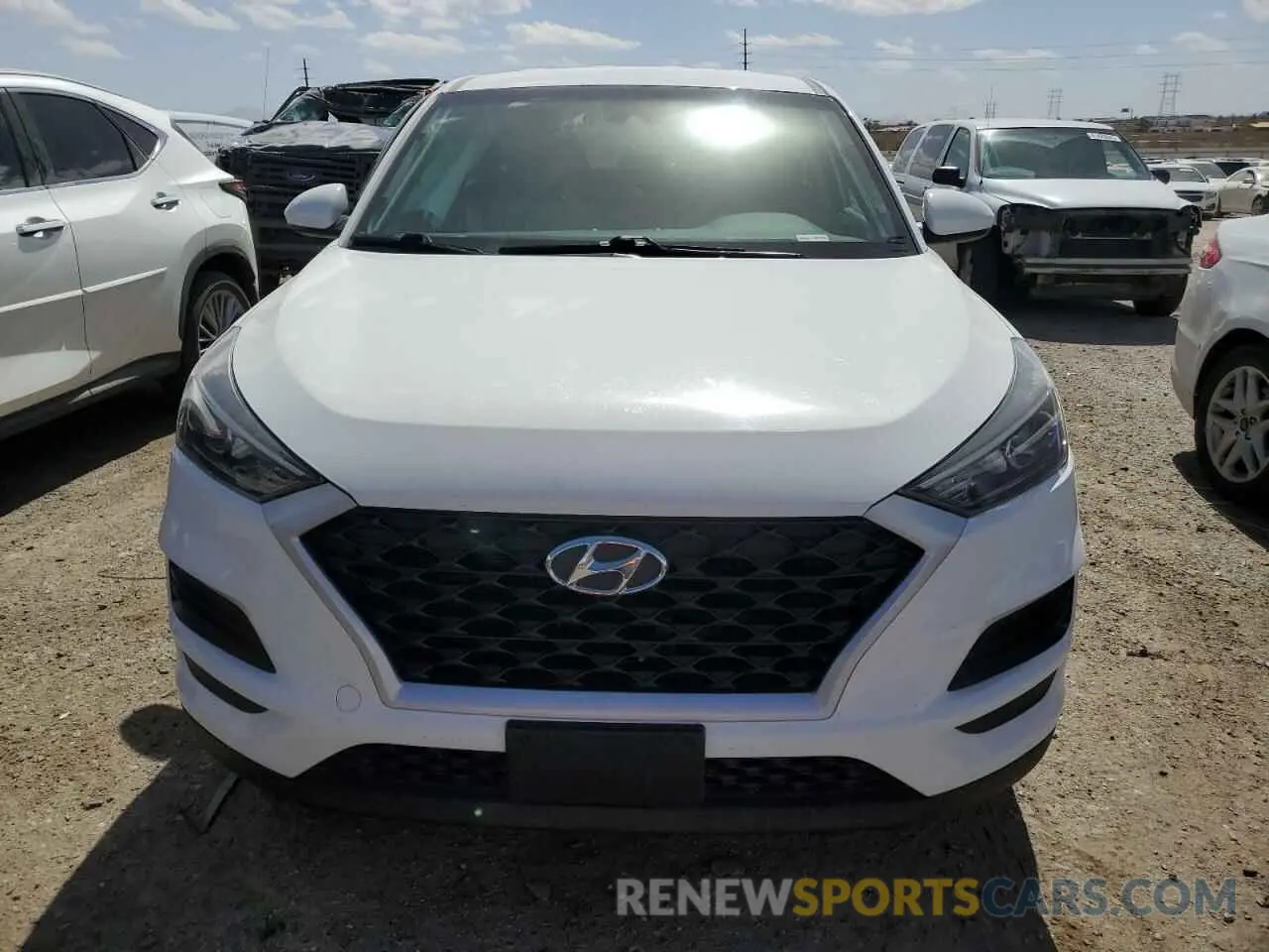 5 Photograph of a damaged car KM8J23A4XKU855409 HYUNDAI TUCSON 2019