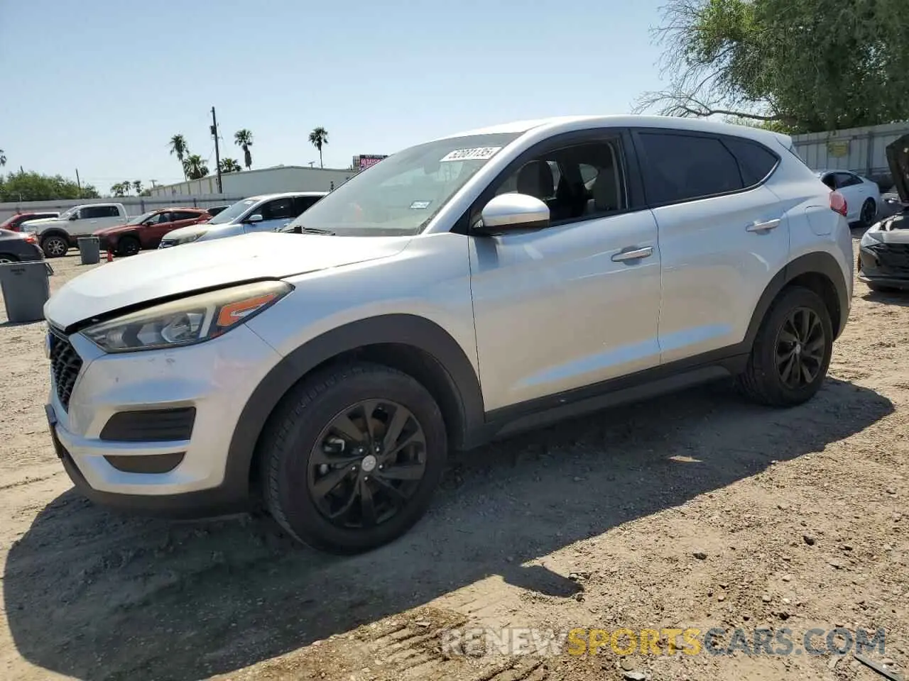 1 Photograph of a damaged car KM8J2CA40KU910790 HYUNDAI TUCSON 2019