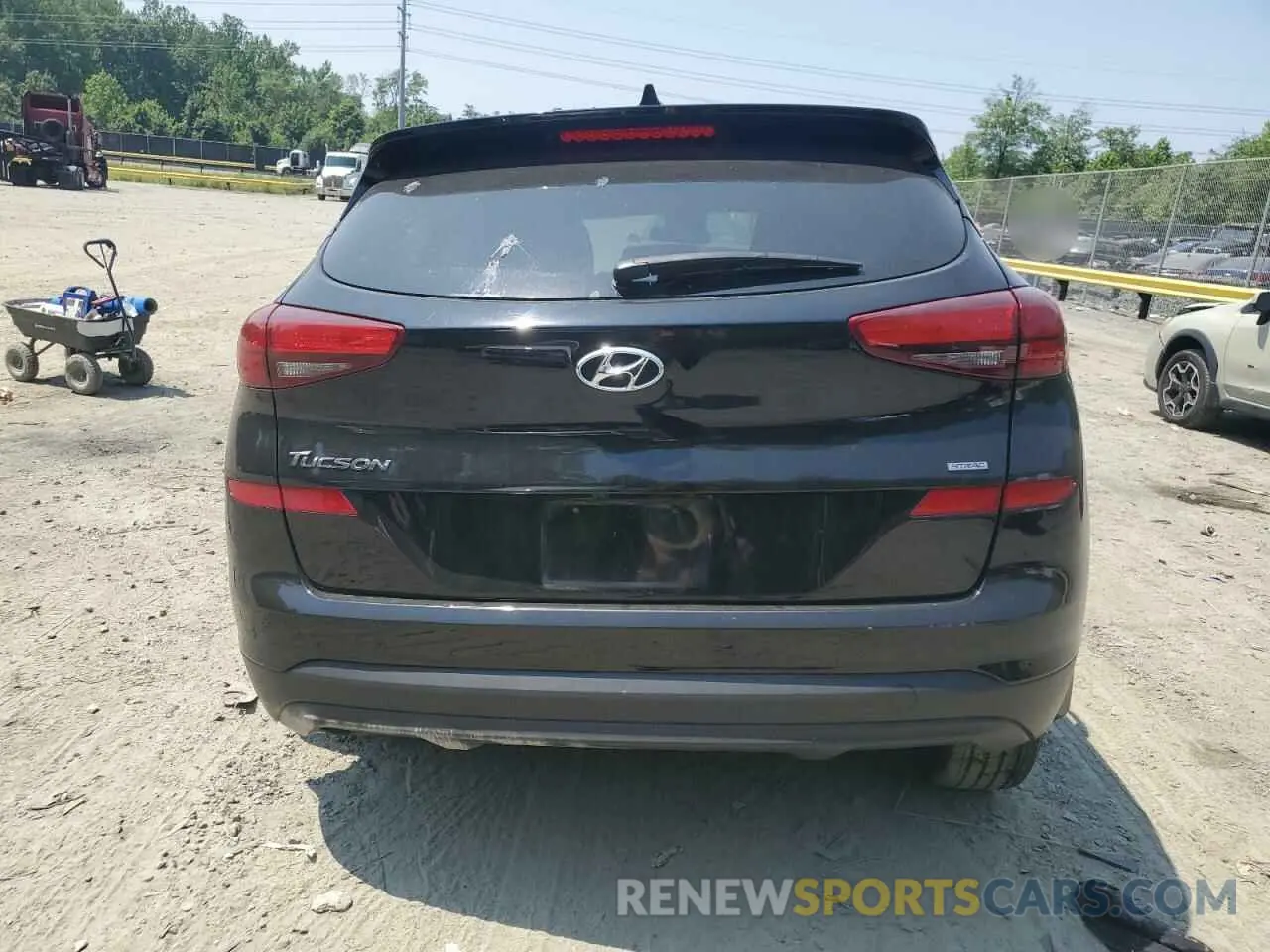 6 Photograph of a damaged car KM8J2CA41KU071796 HYUNDAI TUCSON 2019