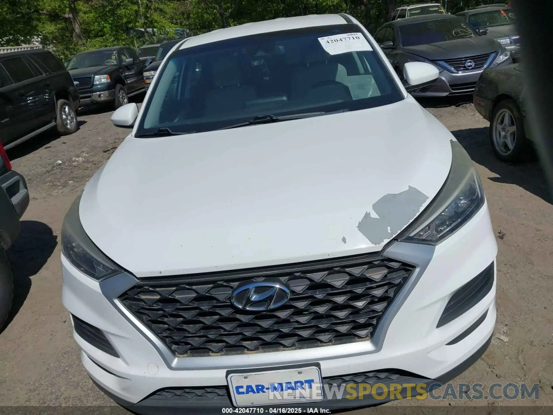 9 Photograph of a damaged car KM8J2CA41KU909597 HYUNDAI TUCSON 2019