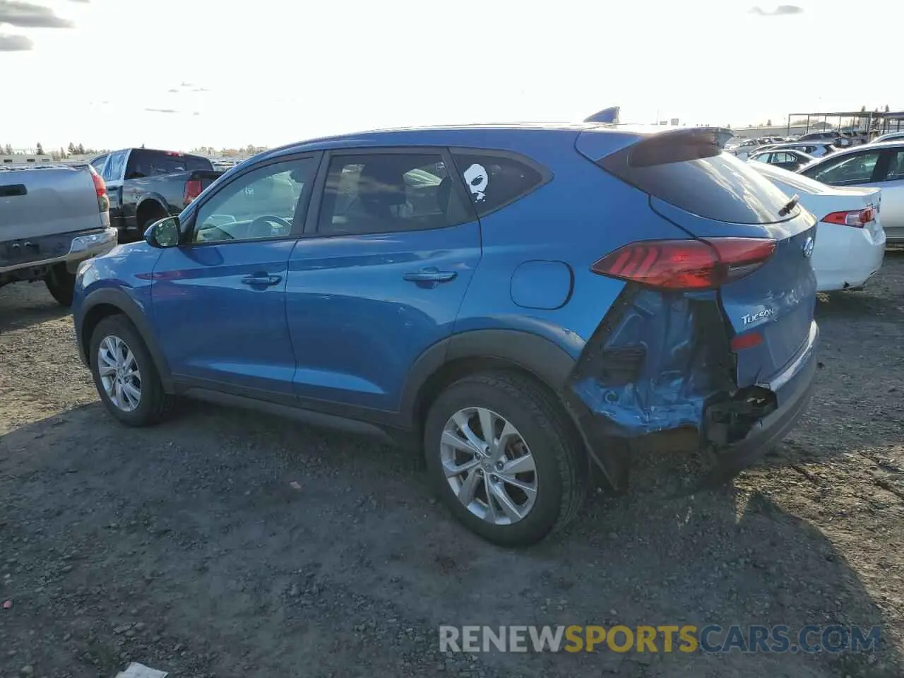 2 Photograph of a damaged car KM8J2CA41KU917585 HYUNDAI TUCSON 2019