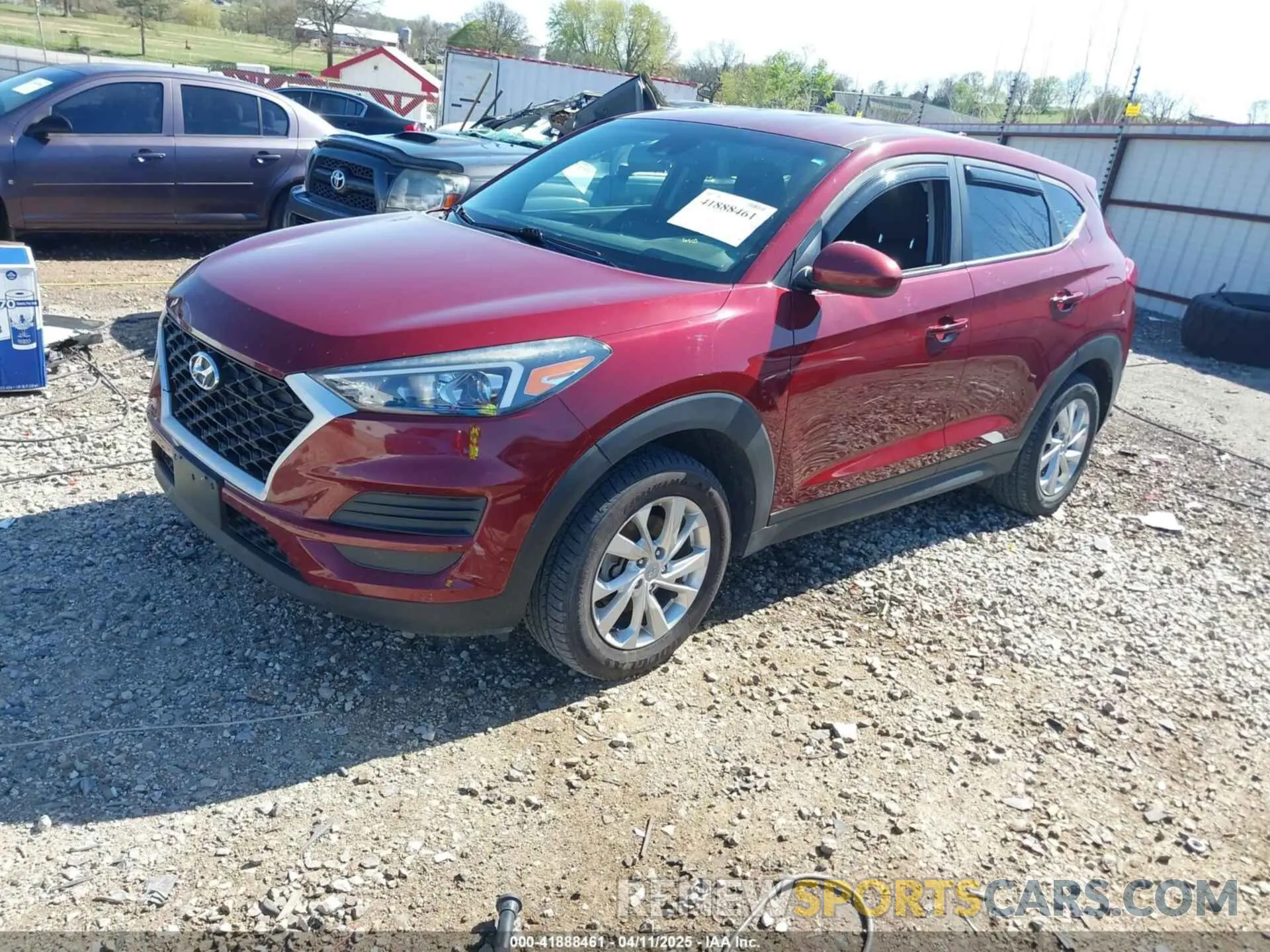 2 Photograph of a damaged car KM8J2CA41KU926156 HYUNDAI TUCSON 2019