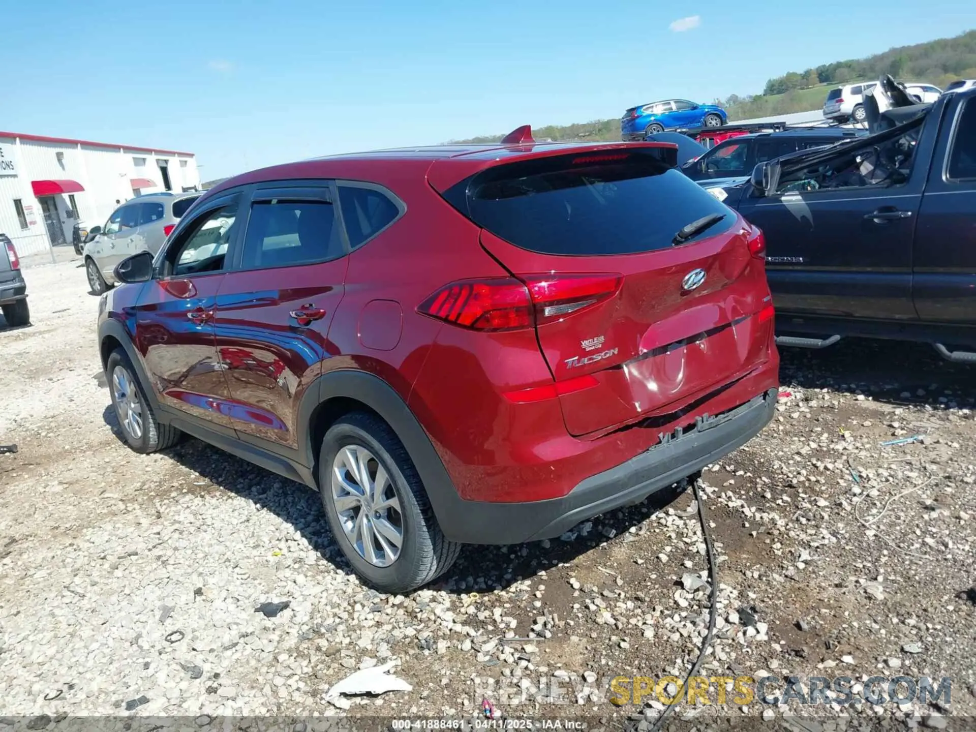 3 Photograph of a damaged car KM8J2CA41KU926156 HYUNDAI TUCSON 2019