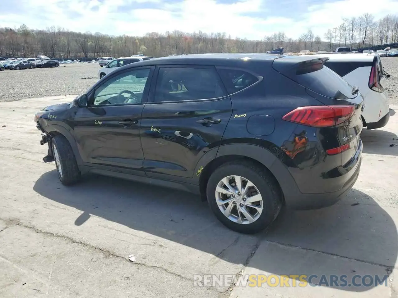 2 Photograph of a damaged car KM8J2CA42KU898903 HYUNDAI TUCSON 2019