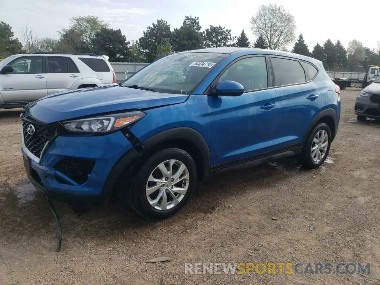 1 Photograph of a damaged car KM8J2CA42KU932290 HYUNDAI TUCSON 2019
