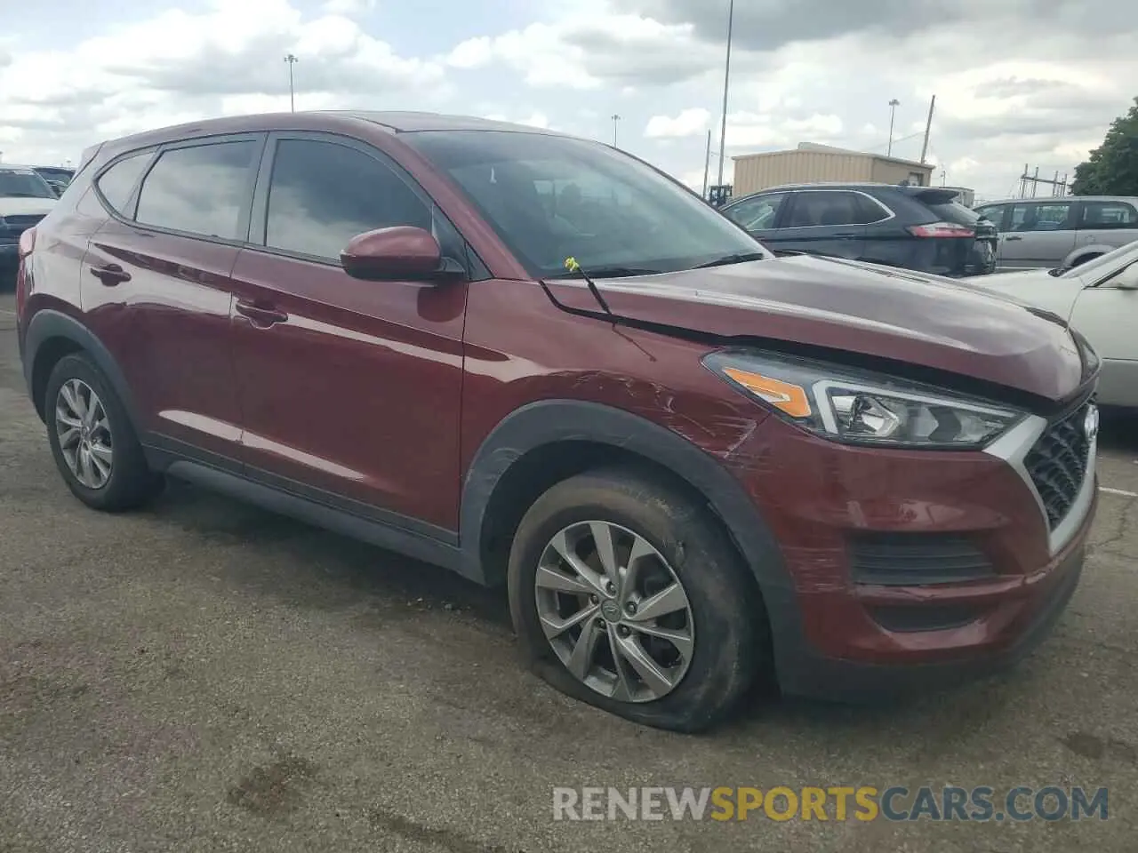 4 Photograph of a damaged car KM8J2CA43KU009770 HYUNDAI TUCSON 2019