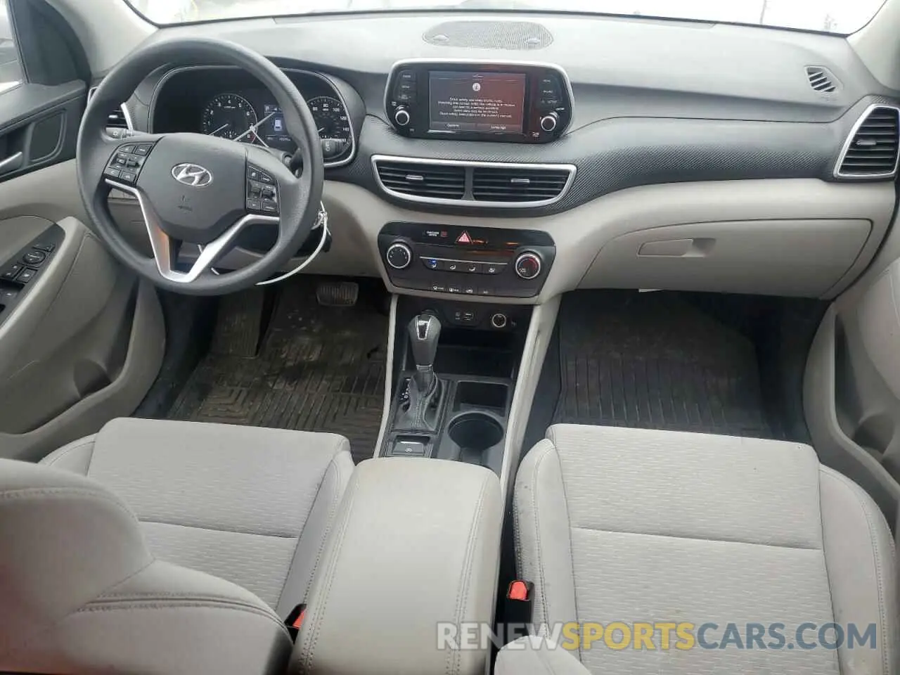 8 Photograph of a damaged car KM8J2CA43KU887201 HYUNDAI TUCSON 2019