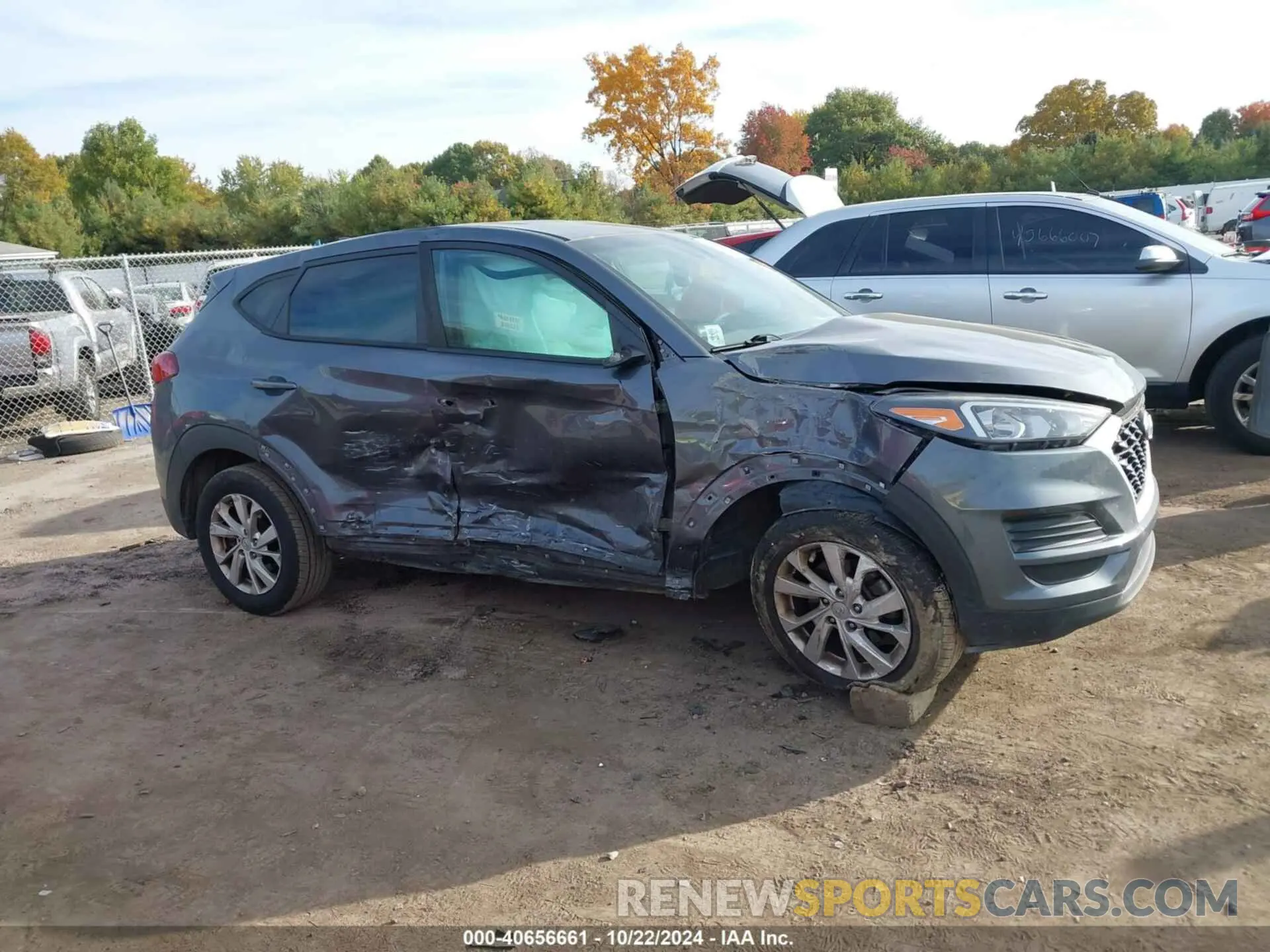 13 Photograph of a damaged car KM8J2CA44KU030921 HYUNDAI TUCSON 2019