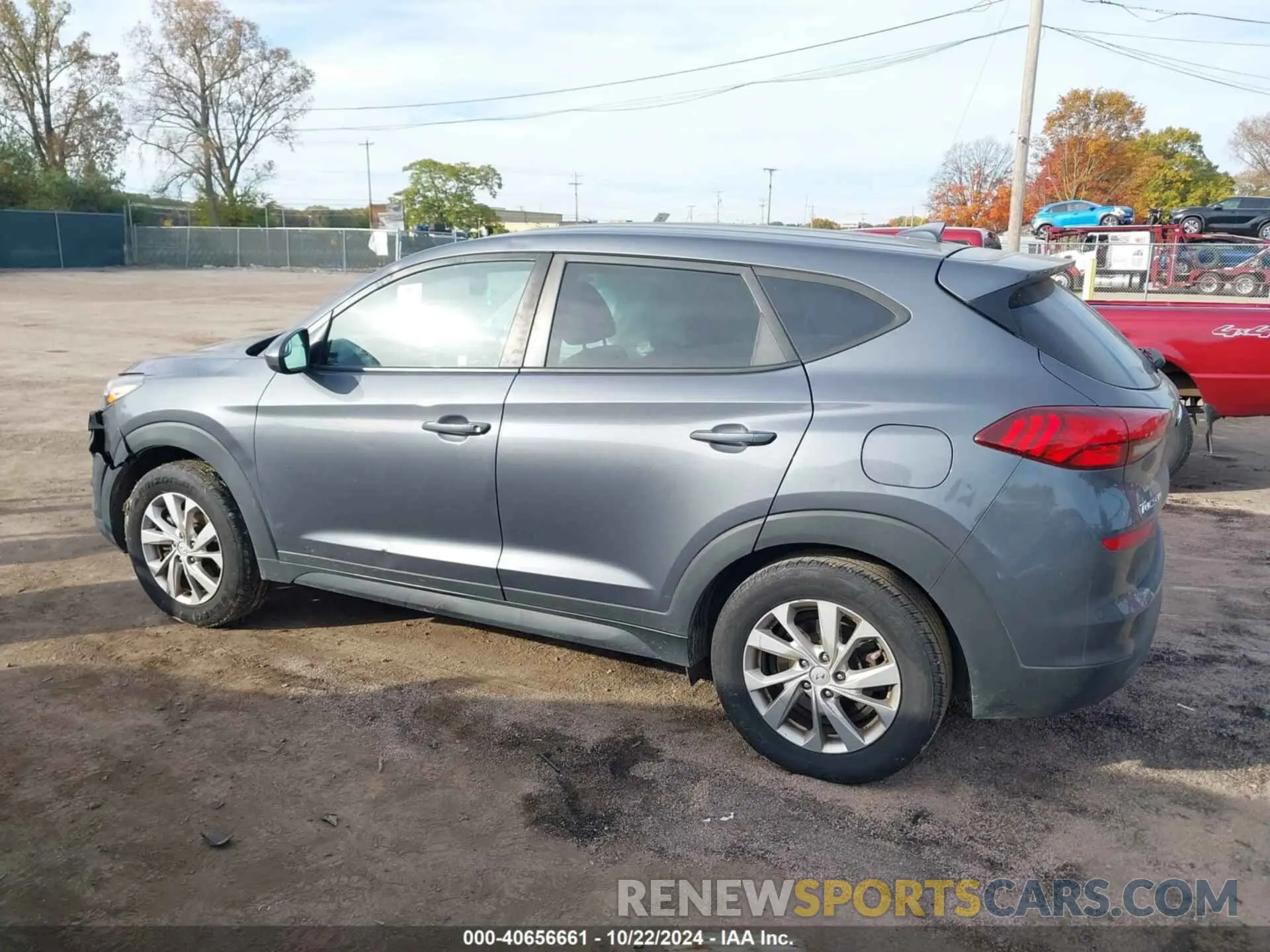 14 Photograph of a damaged car KM8J2CA44KU030921 HYUNDAI TUCSON 2019