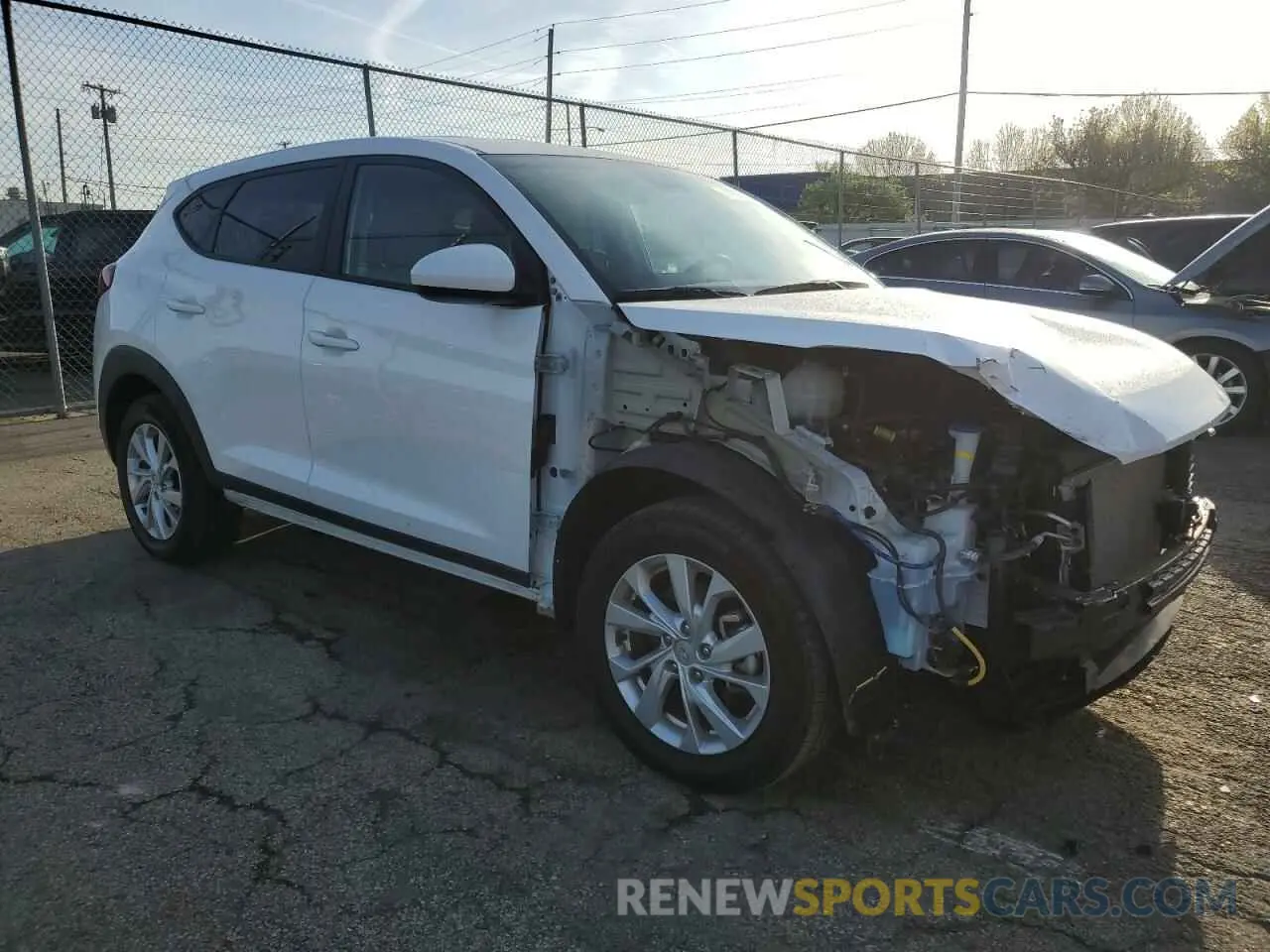 4 Photograph of a damaged car KM8J2CA44KU063420 HYUNDAI TUCSON 2019