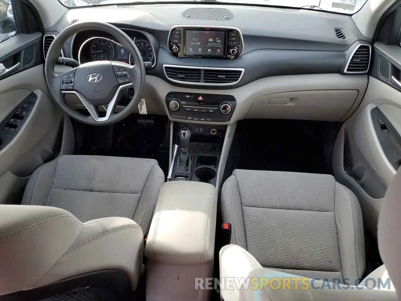 8 Photograph of a damaged car KM8J2CA44KU072991 HYUNDAI TUCSON 2019