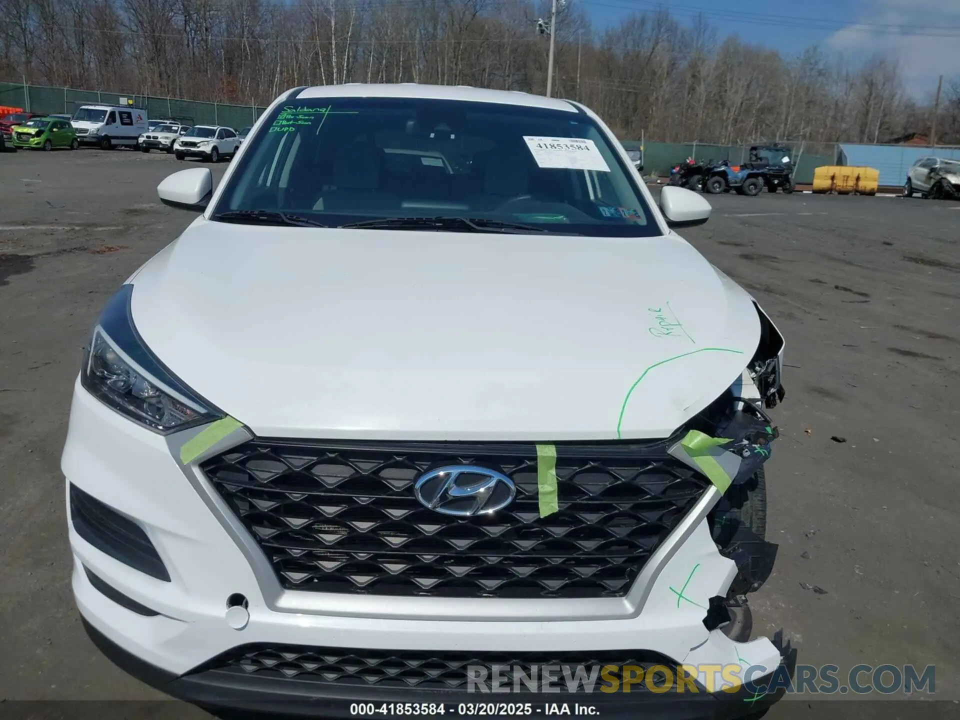 12 Photograph of a damaged car KM8J2CA44KU847421 HYUNDAI TUCSON 2019
