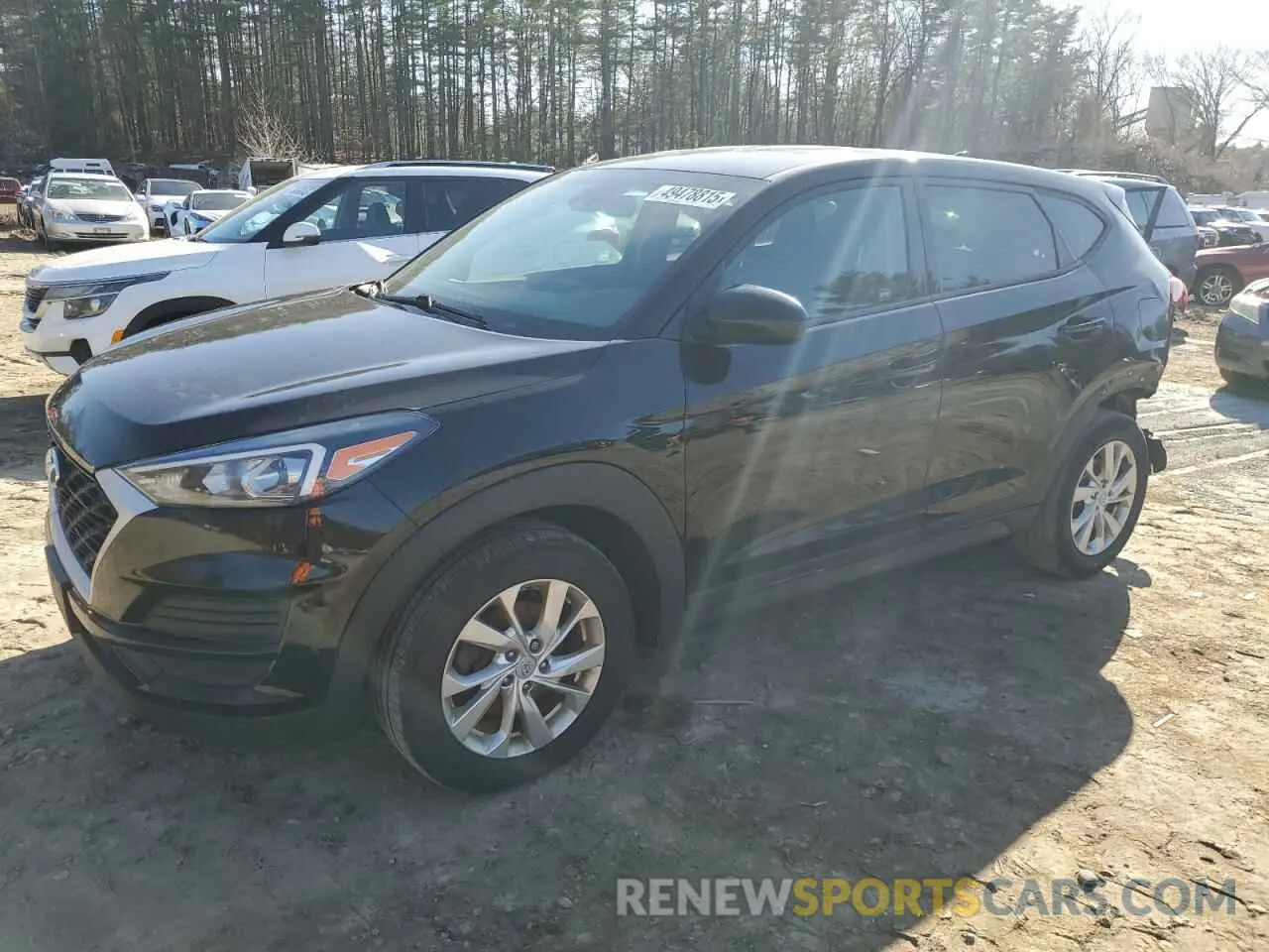 1 Photograph of a damaged car KM8J2CA44KU938527 HYUNDAI TUCSON 2019