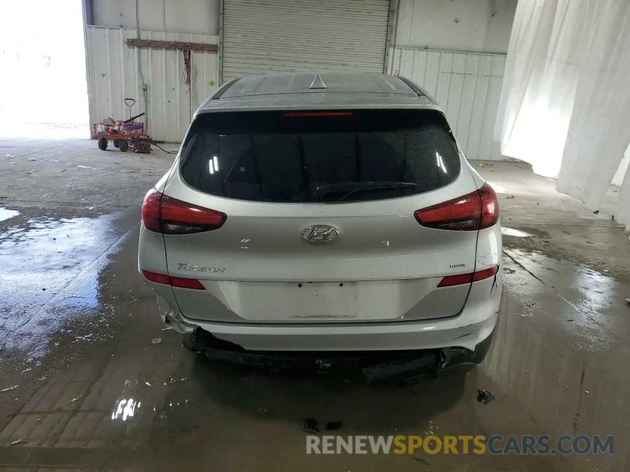 6 Photograph of a damaged car KM8J2CA45KU847024 HYUNDAI TUCSON 2019