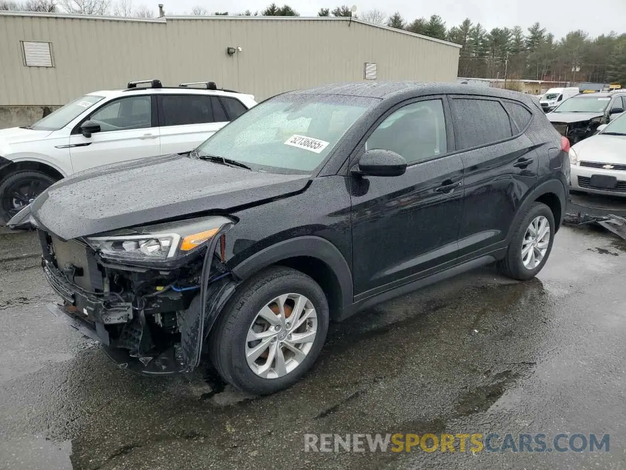 1 Photograph of a damaged car KM8J2CA45KU847041 HYUNDAI TUCSON 2019