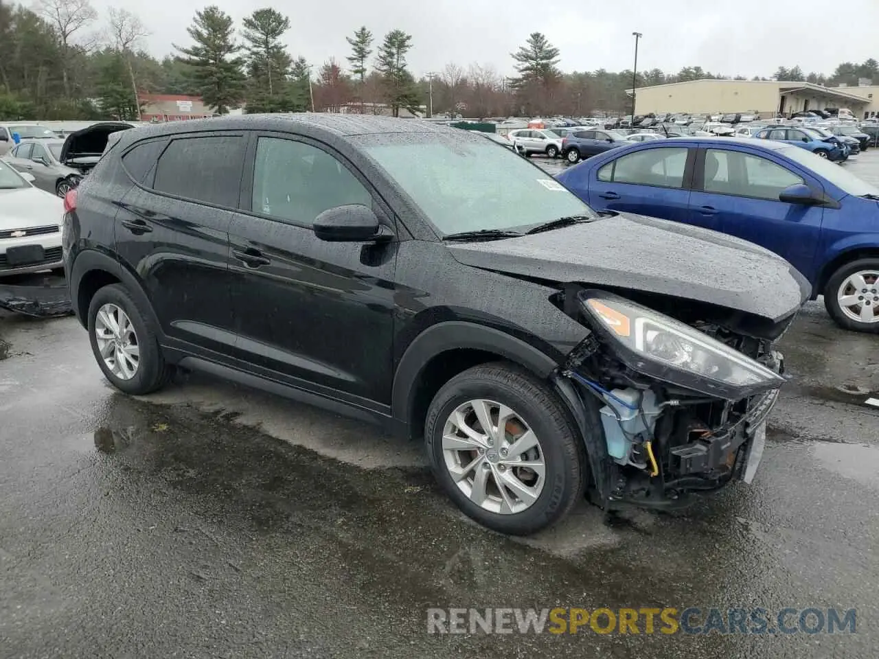 4 Photograph of a damaged car KM8J2CA45KU847041 HYUNDAI TUCSON 2019