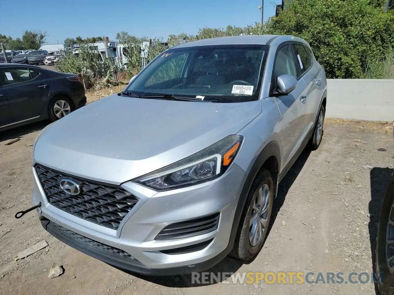 2 Photograph of a damaged car KM8J2CA45KU922790 HYUNDAI TUCSON 2019