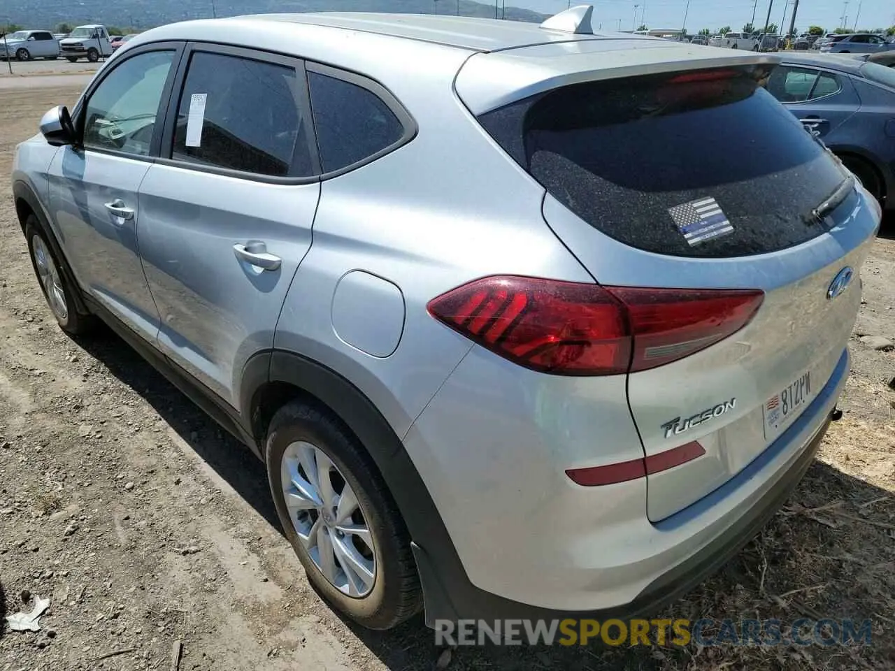 3 Photograph of a damaged car KM8J2CA45KU922790 HYUNDAI TUCSON 2019