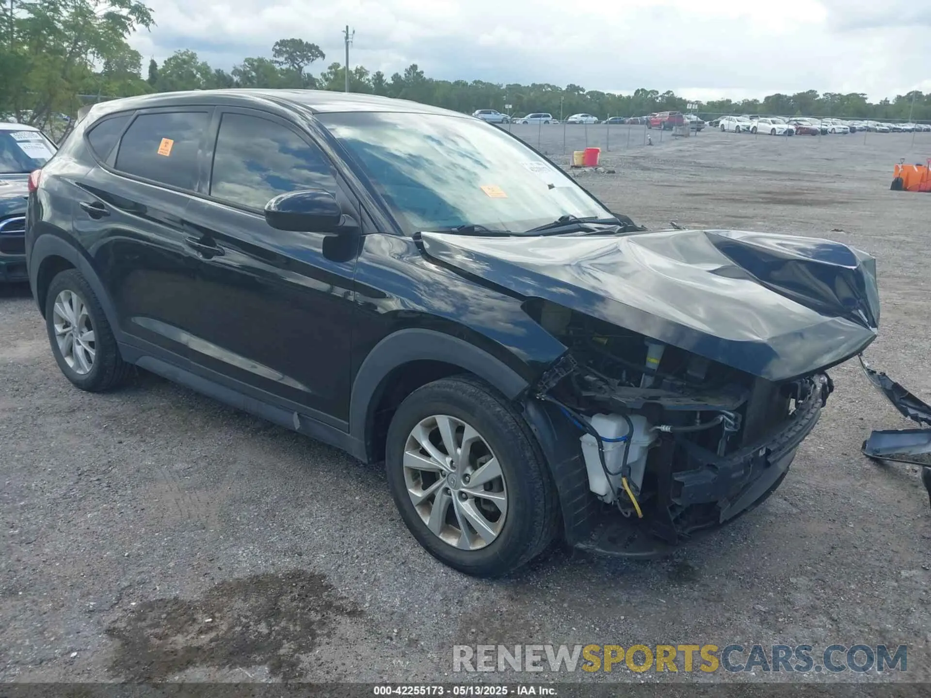 1 Photograph of a damaged car KM8J2CA45KU971276 HYUNDAI TUCSON 2019