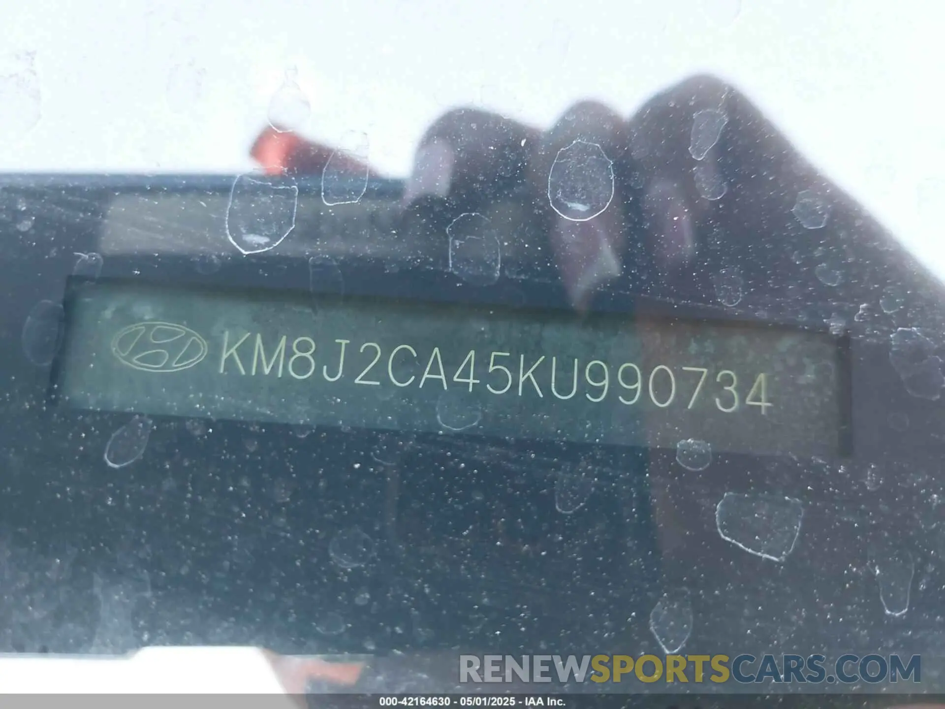 9 Photograph of a damaged car KM8J2CA45KU990734 HYUNDAI TUCSON 2019